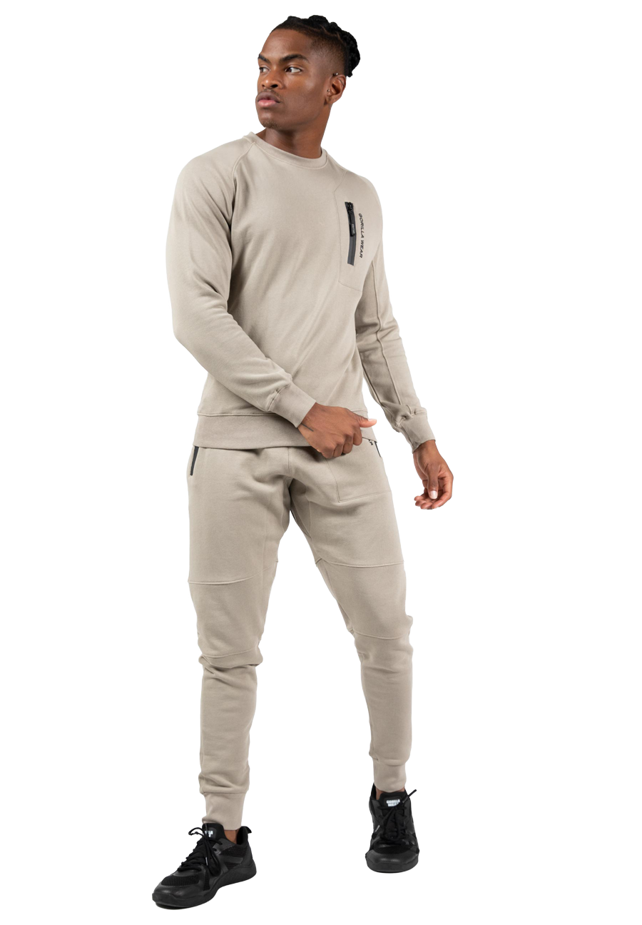 Gorilla Wear Newark Sweatshirt Hoodie & Sweatshirt Beige