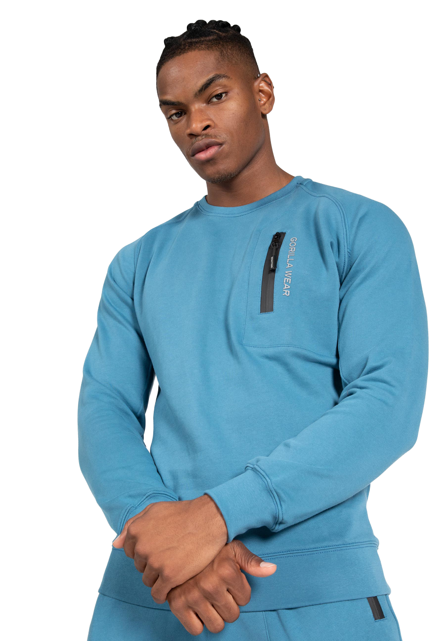 Gorilla Wear Newark Sweatshirt Hoodie & Sweatshirt Blue