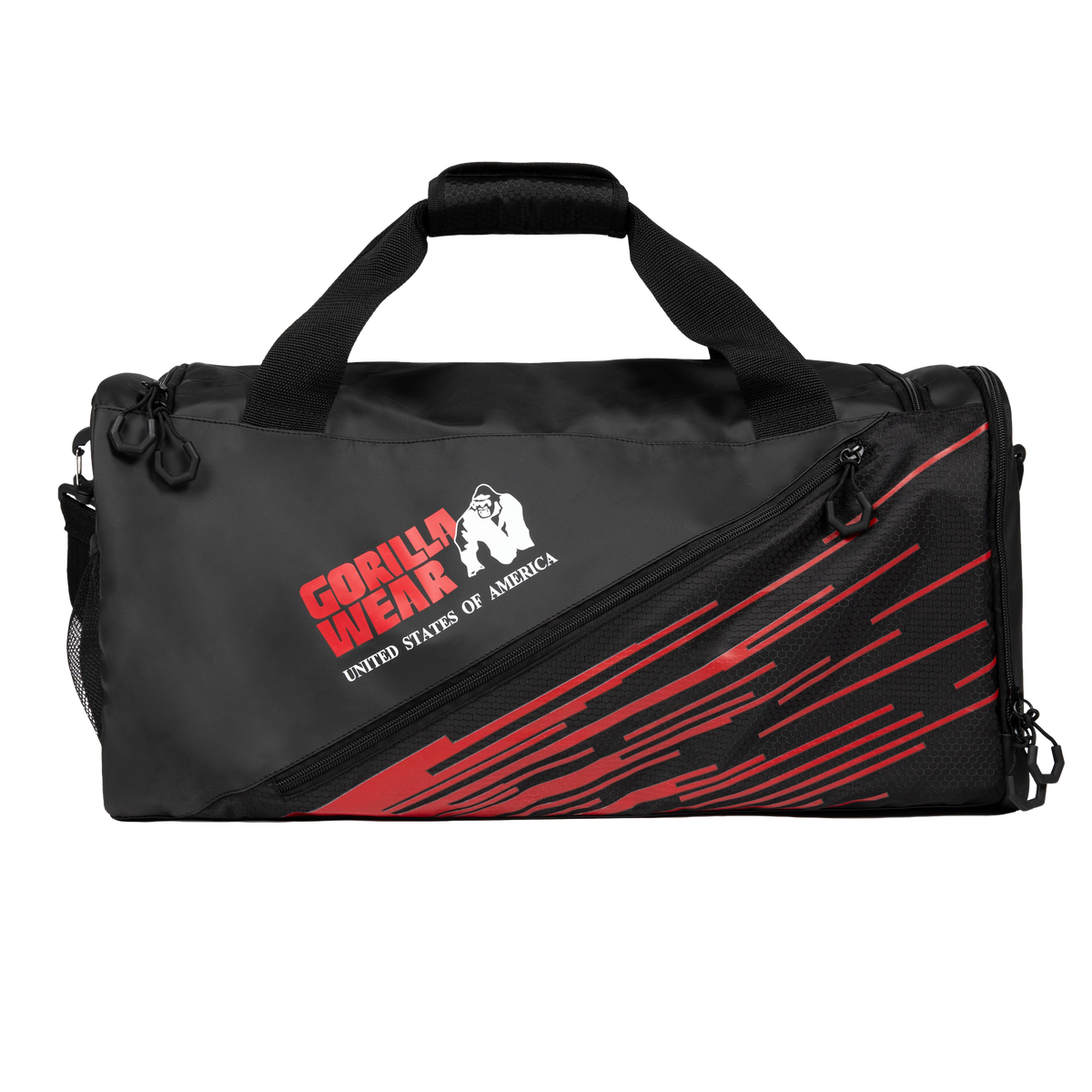 Ohio Gym Bag - Black/Red – Gorilla Wear