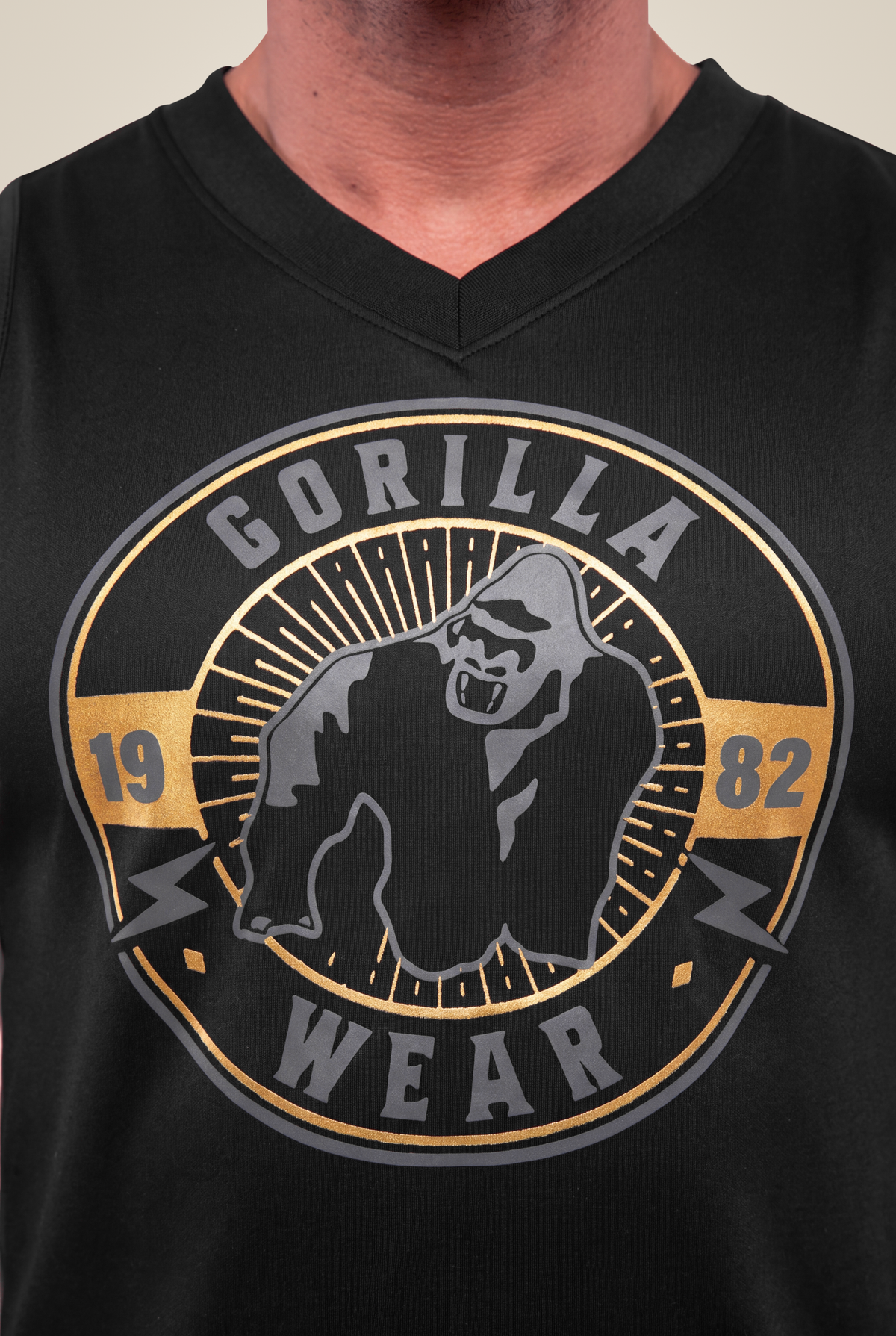 Gorilla Wear Orlando Jersey Tank Top Tank Top Black