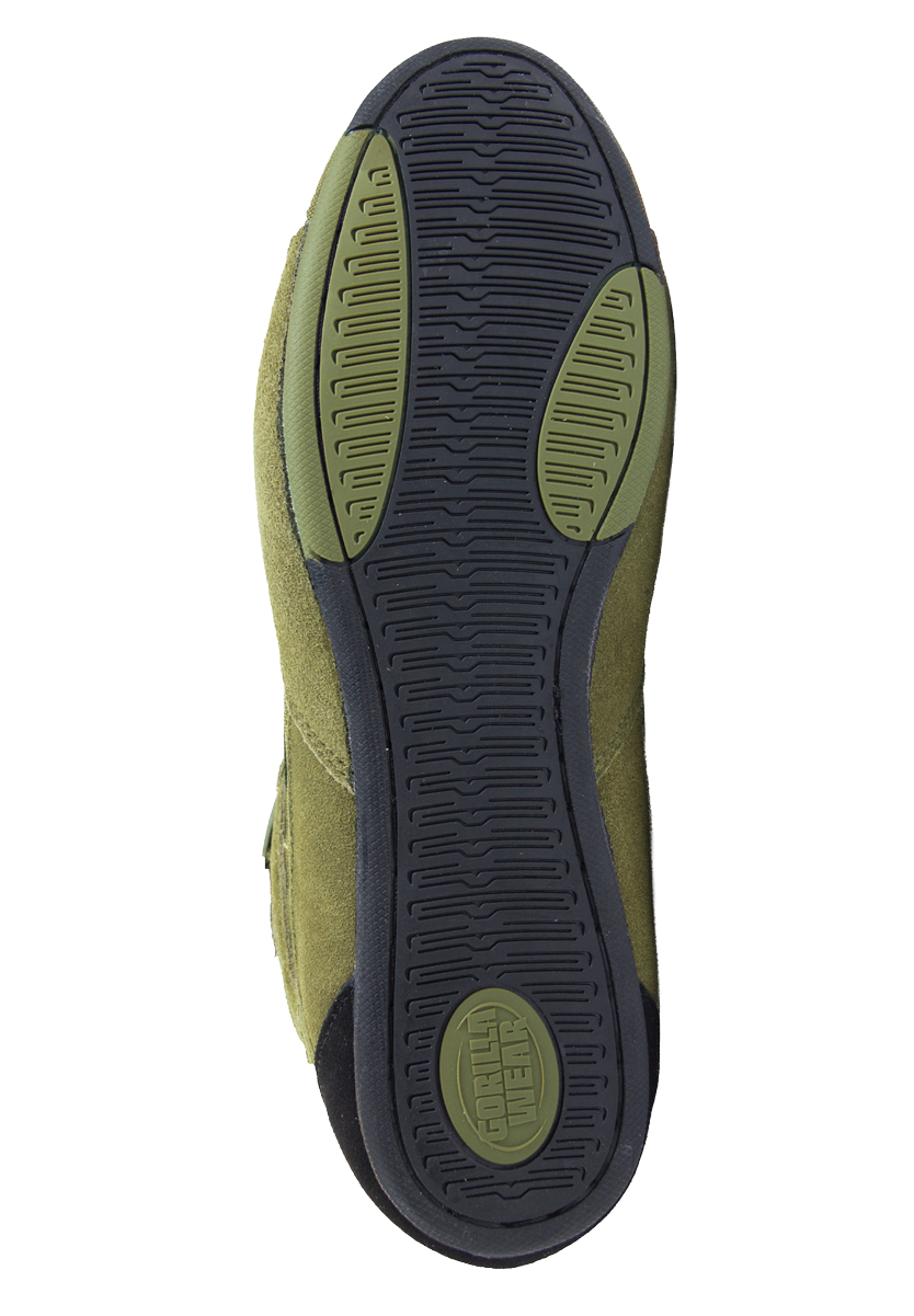 Gorilla Wear Perry High Tops Pro Shoes Army Green