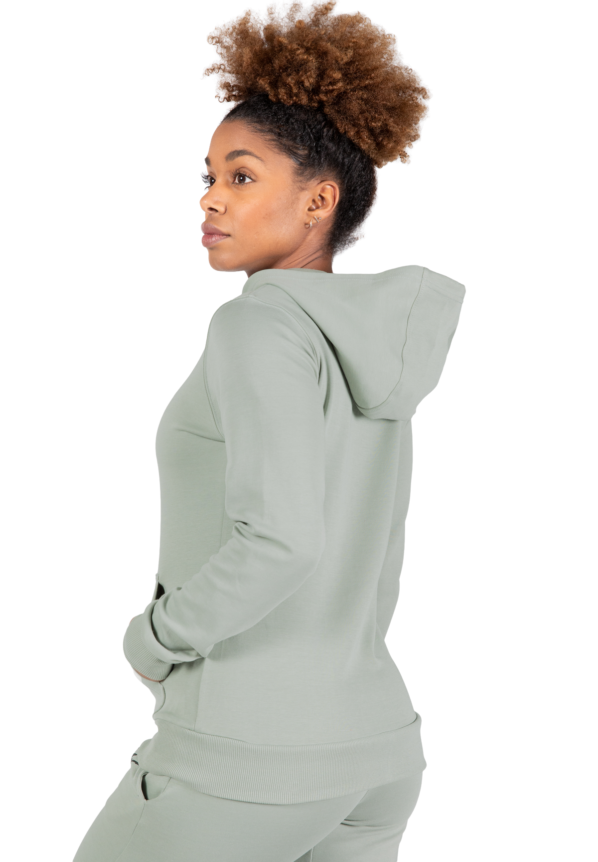 Gorilla Wear Pixley Zipped Hoodie Hoodie & Sweatshirt Light Green