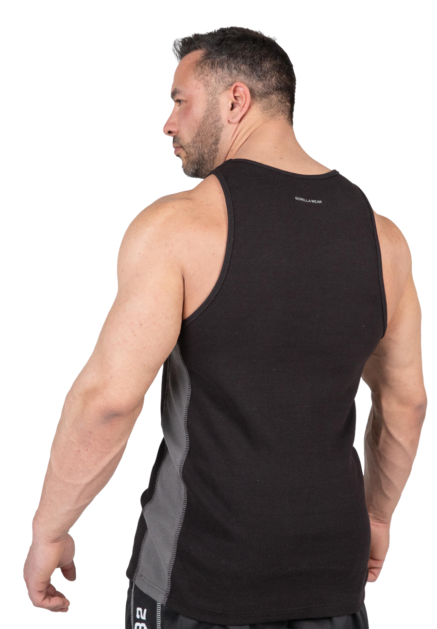 Gorilla Wear Richmond Rib Tank Top Tank Top Black/Gray