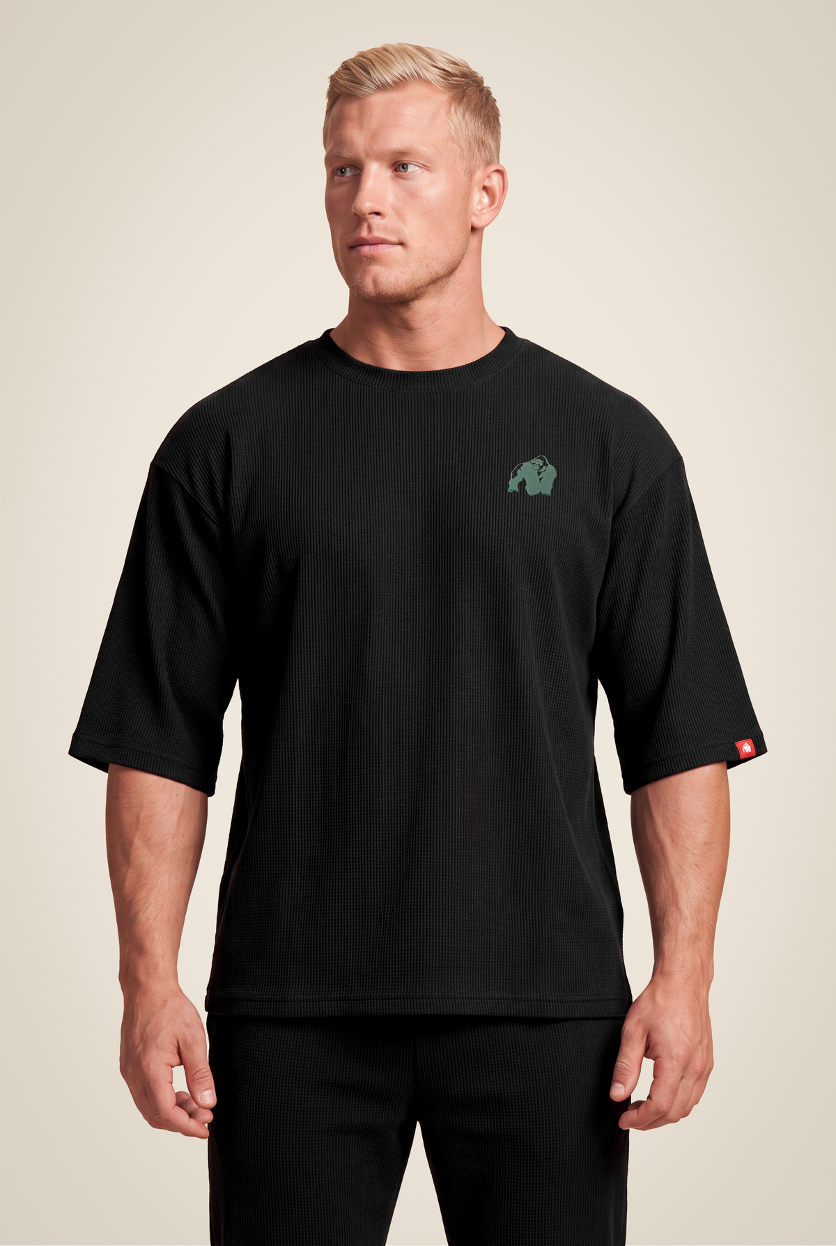 Gorilla Wear Russell Oversized T-Shirt T-Shirt & Tops Black