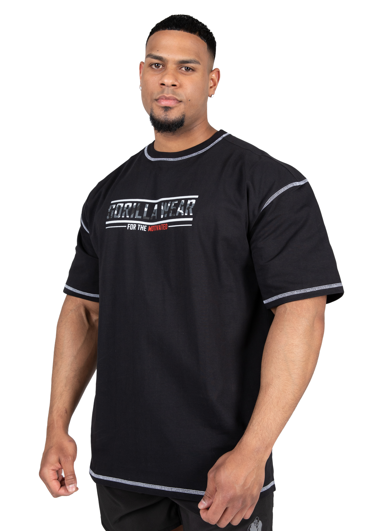 Gorilla Wear Saginaw Oversized T-Shirt T-Shirt & Tops Black