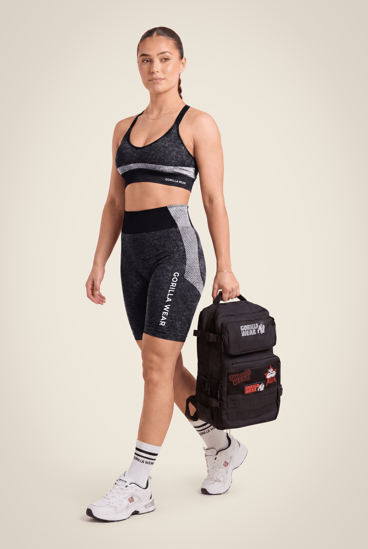 Gorilla Wear Selah Seamless Sports Bra Sports Bra Black