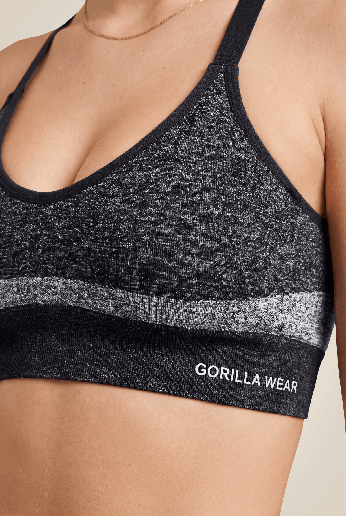 Gorilla Wear Selah Seamless Sports Bra Sports Bra Black