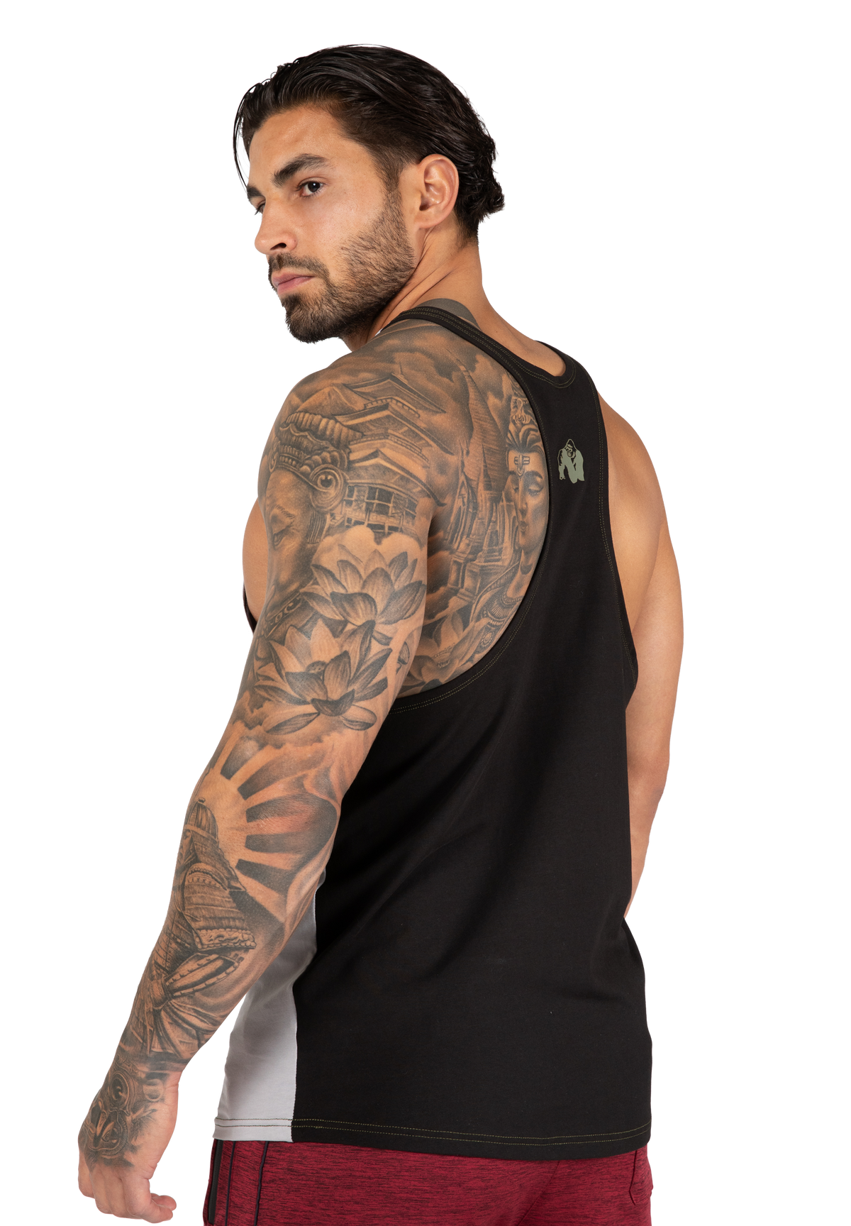 Gorilla Wear Sterling Stringer Tank Top Tank Top Black/Gray