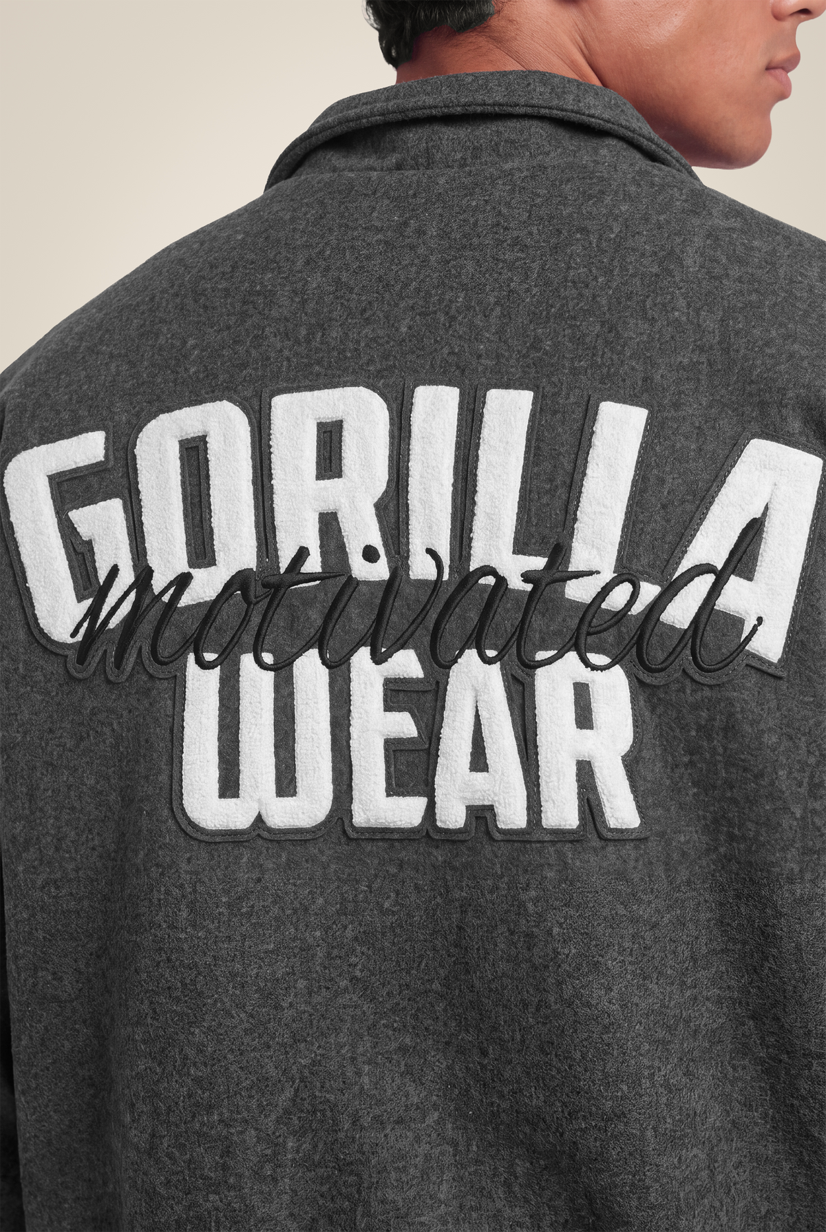 Gorilla Wear Stockholm Varsity Jacket Jacket Gray