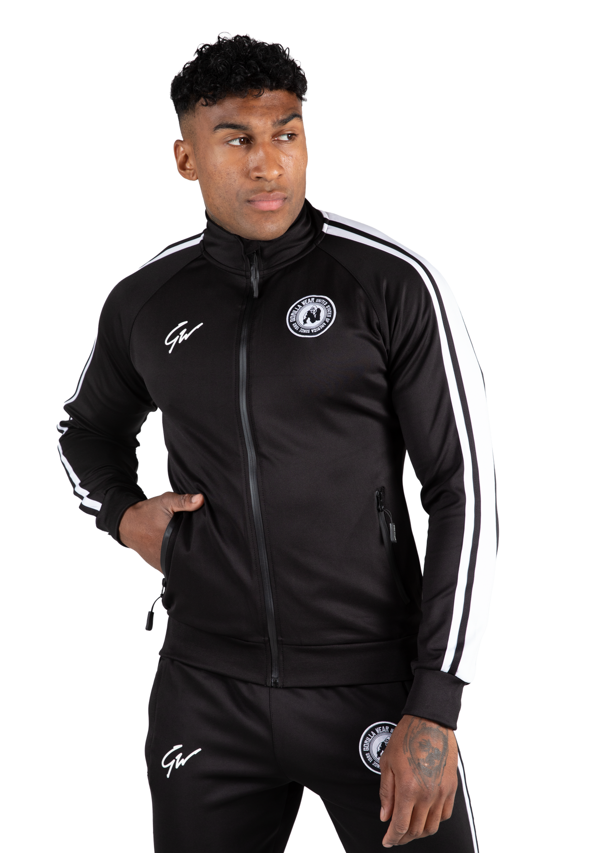 Gorilla Wear Stratford Track Jacket Jacket Black