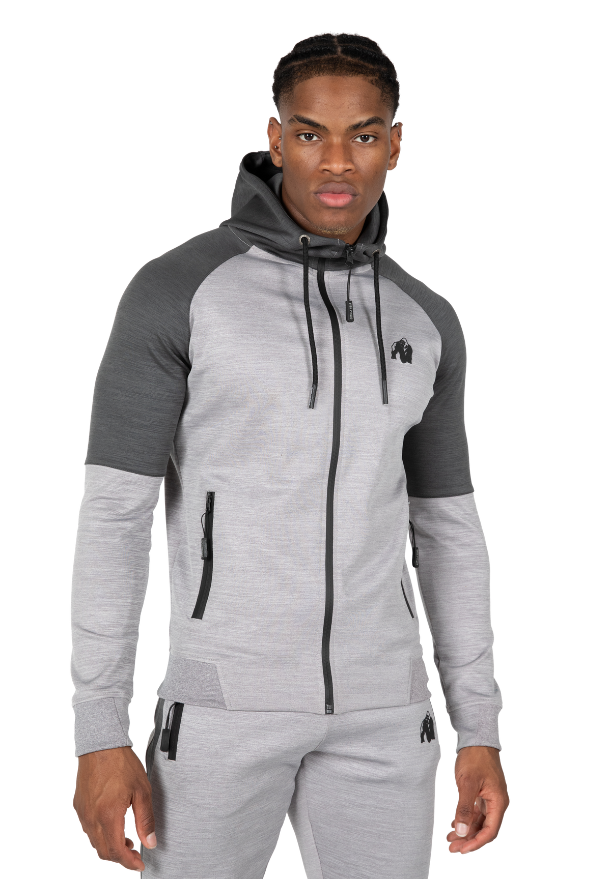 Gorilla Wear Sullivan Track Jacket Jacket Gray