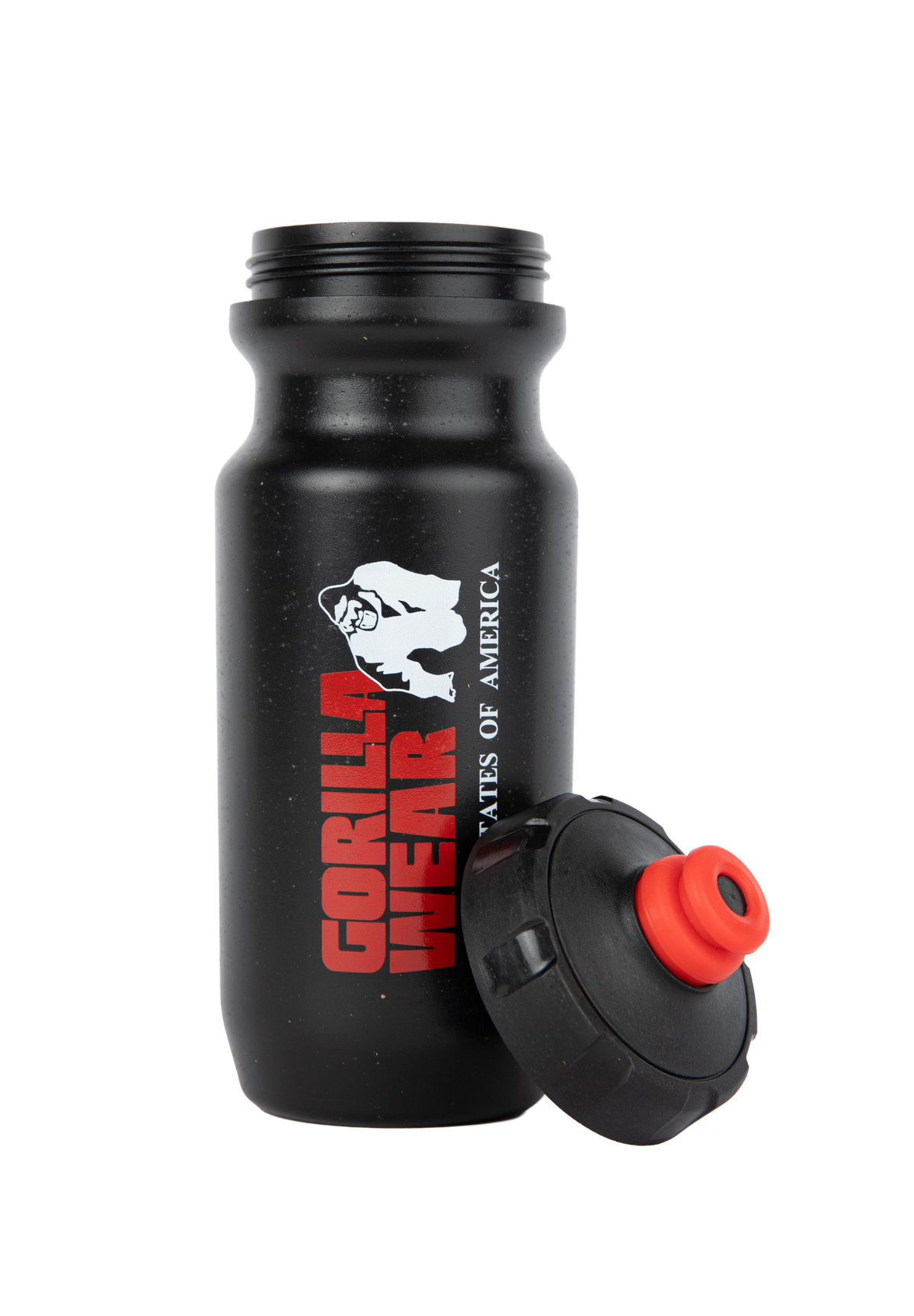 Gorilla Wear Sustainable Grip Bottle 500ML Shakers & Bottles Black