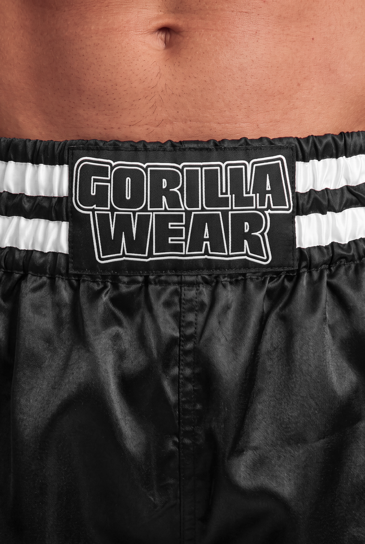 Gorilla Wear Tacoma Fighting Shorts Fight Gear Black/White