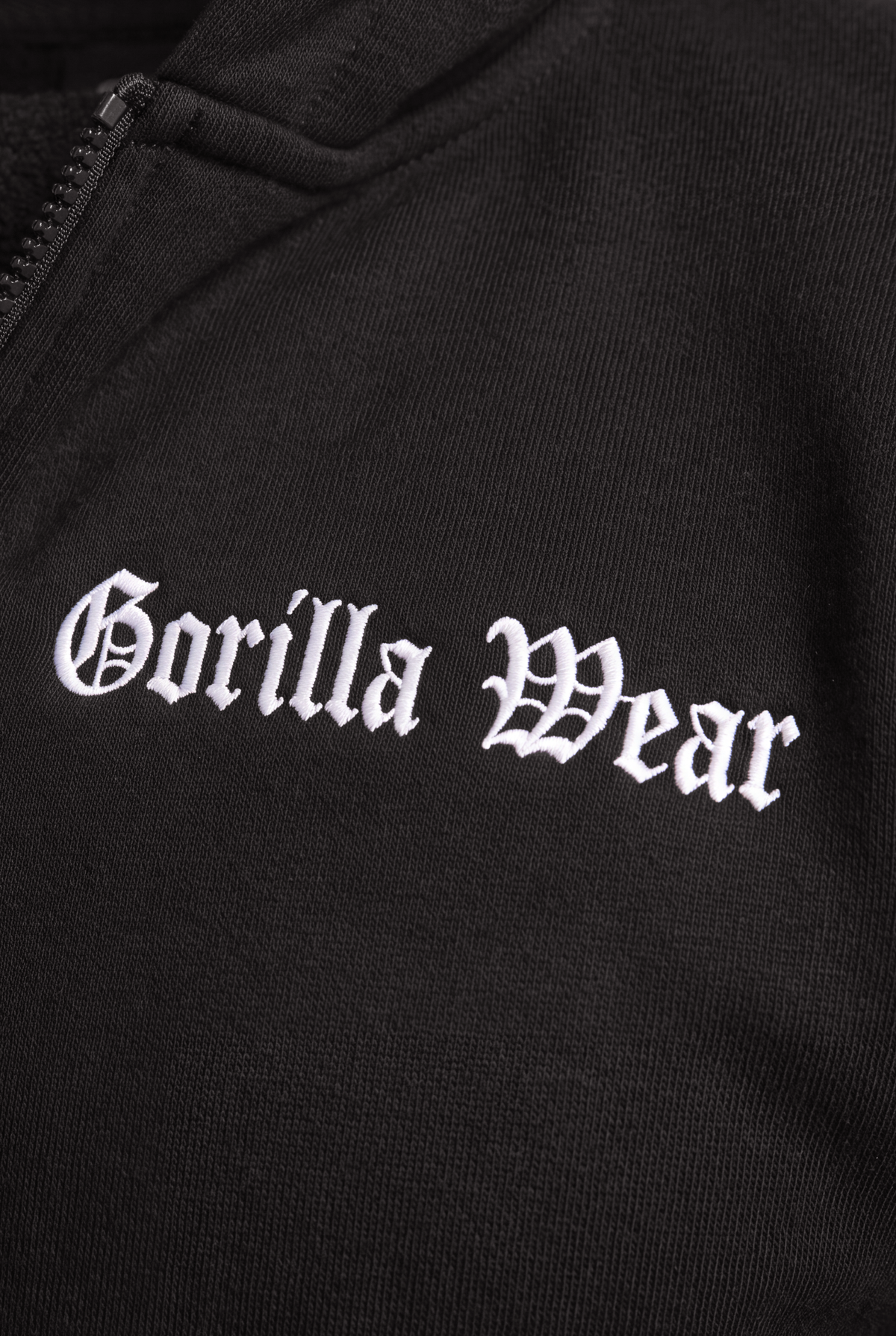 Gorilla Wear Utah Zipped Hoodie Hoodie & Sweatshirt Black