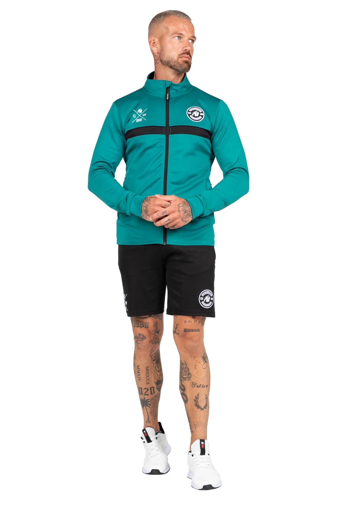 Gorilla Wear Vernon Track Jacket Jacket Teal Green