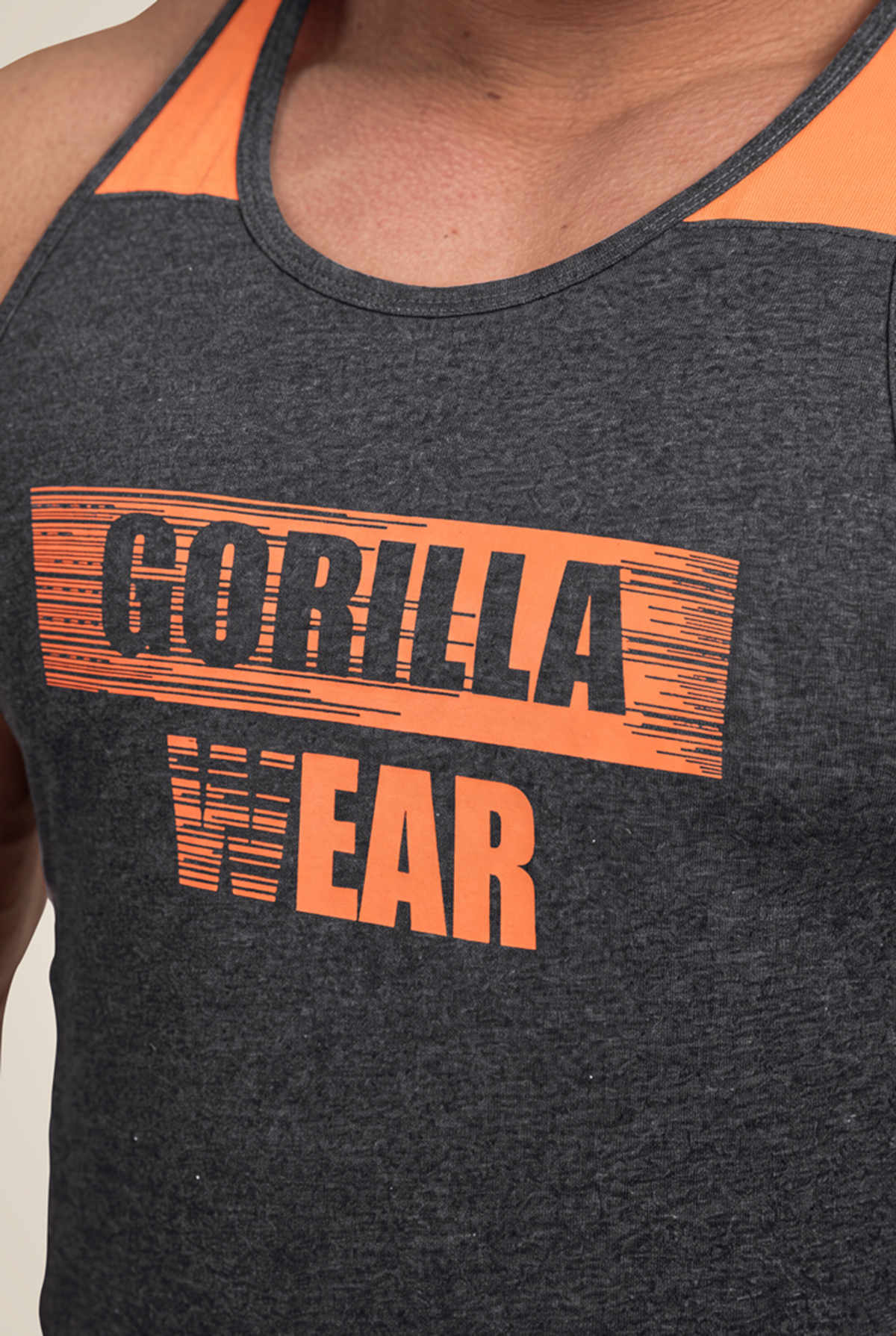 Gorilla Wear Wallace Tank Top Tank Top Gray/Orange