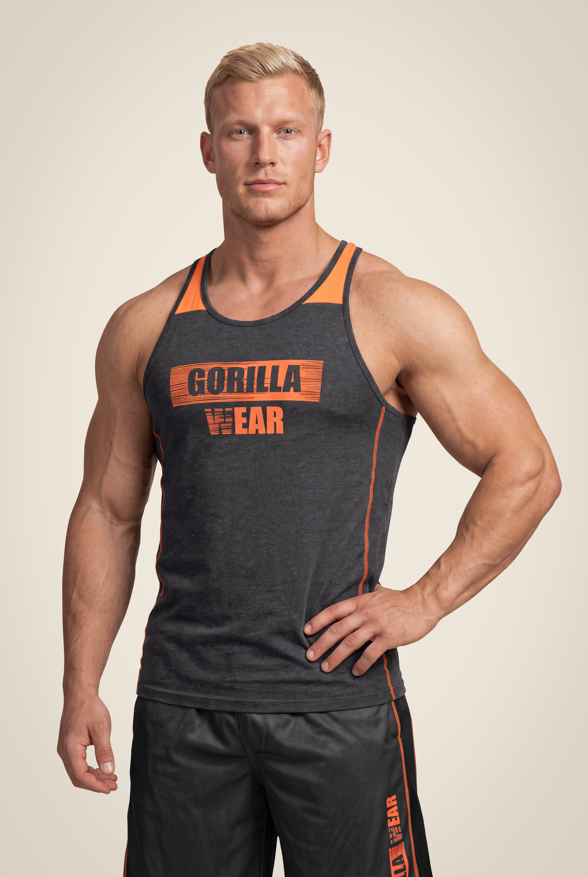Gorilla Wear Wallace Tank Top Tank Top Gray/Orange