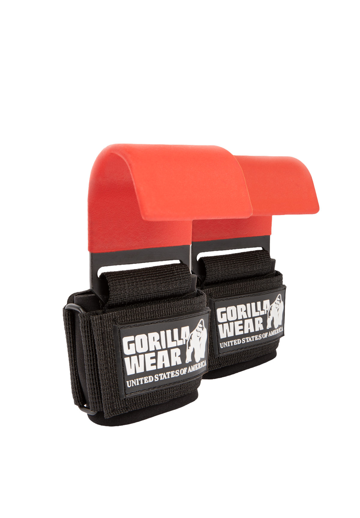 Gorilla Wear Weight Lifting Hooks Lifting Straps & Wraps Black