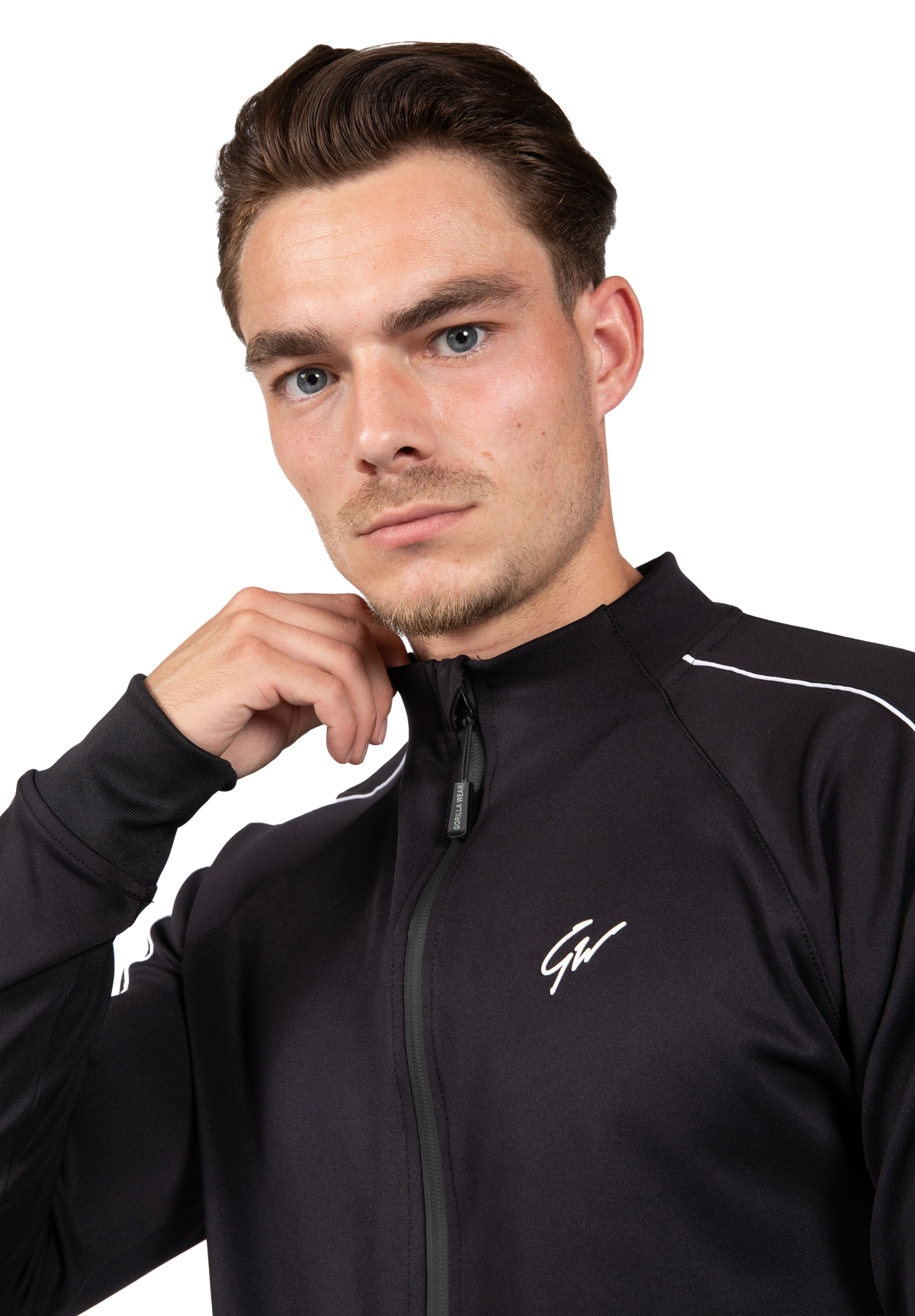 Gorilla Wear Wenden Track Jacket Jacket Black/White