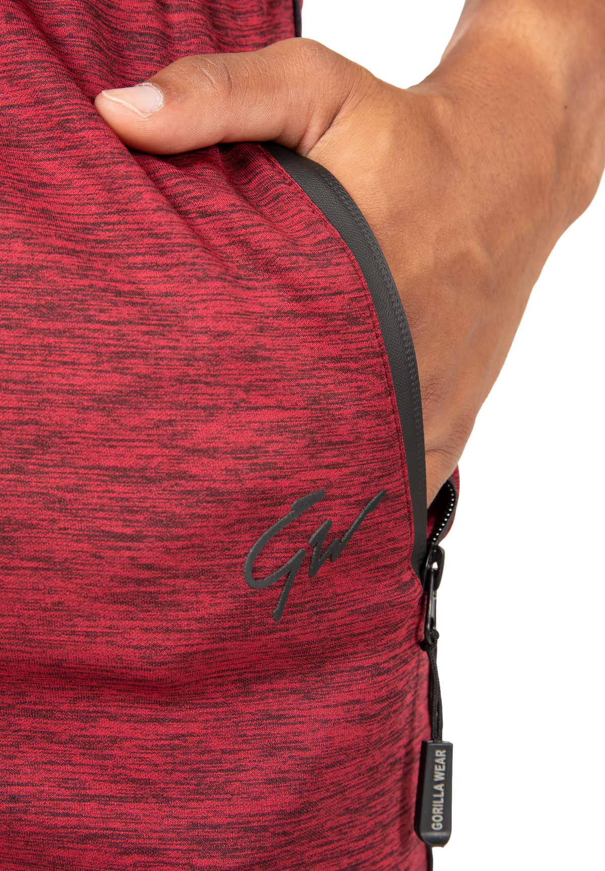 Gorilla Wear Wenden Track Shorts Shorts Burgundy