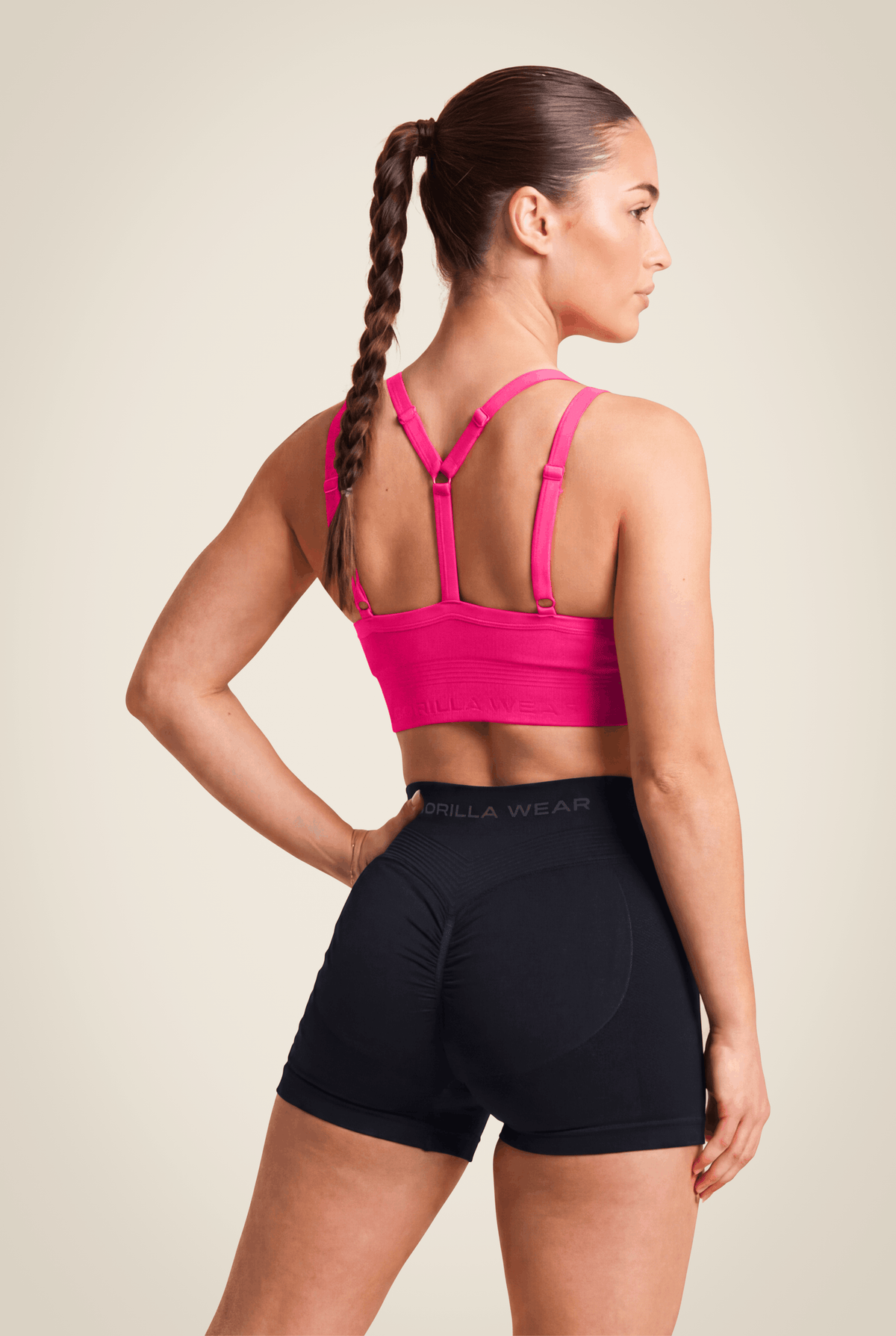 Gorilla Wear Whitney Seamless Sports Bra Sports Bra Pink