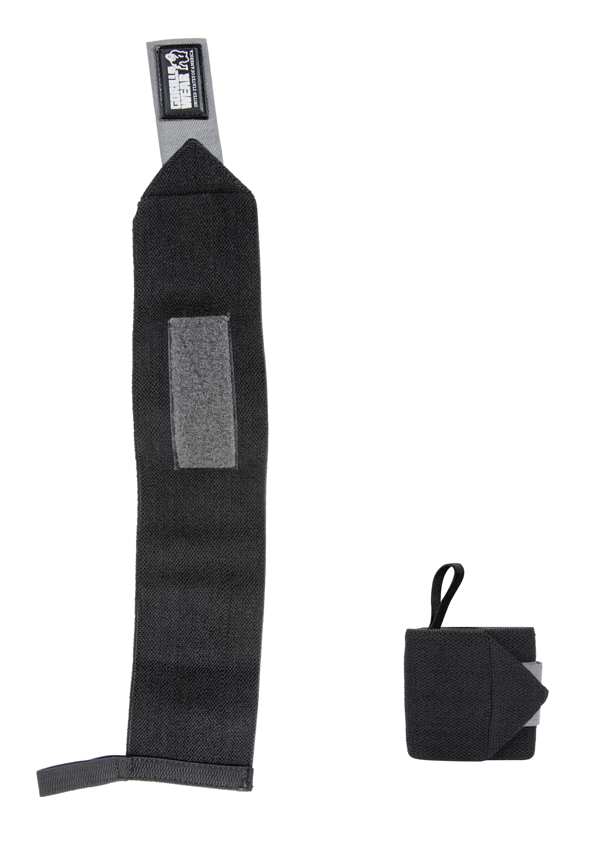 Gorilla Wear Wrist Wraps BASIC Lifting Straps & Wraps Black/Gray