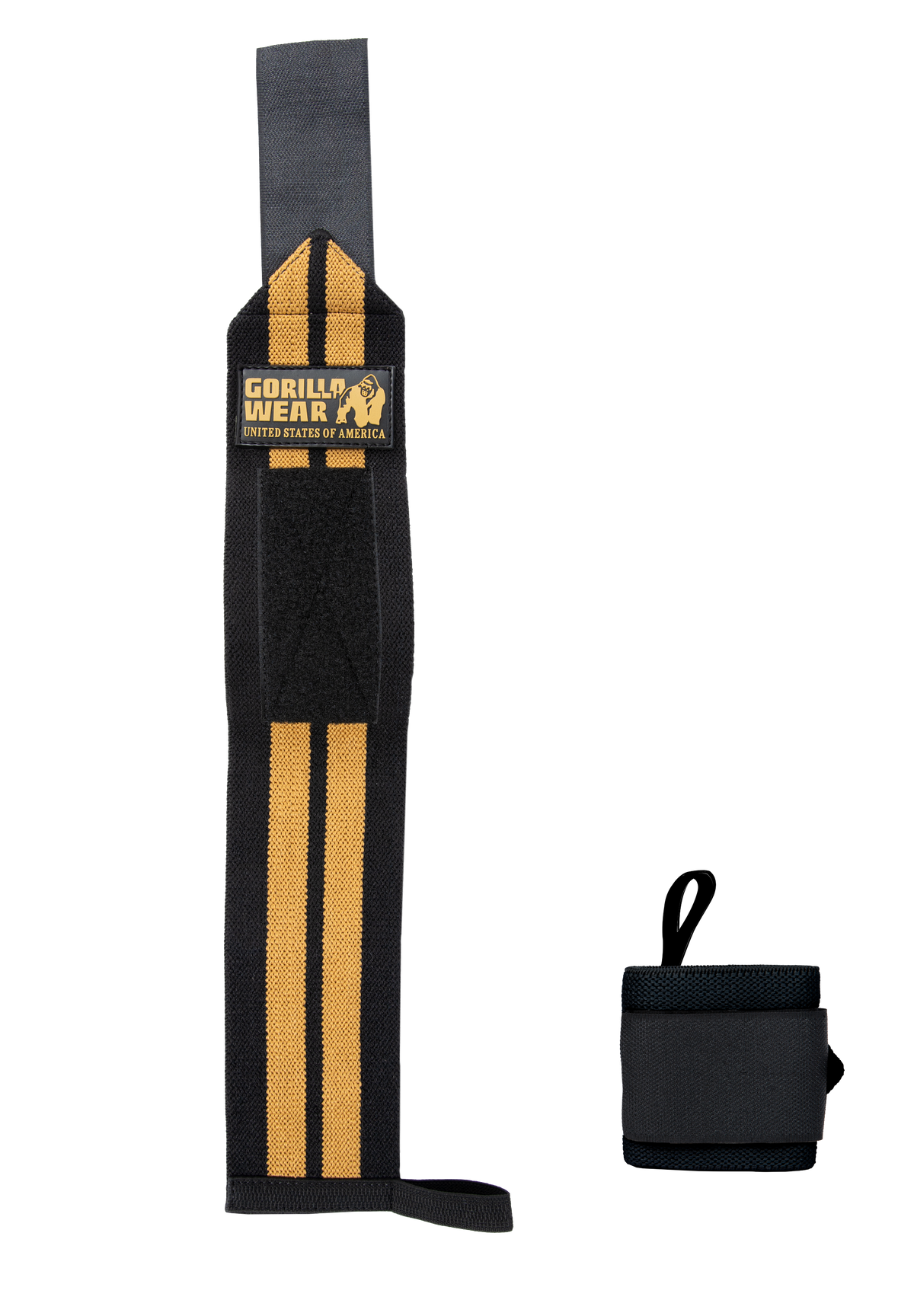 Gorilla Wear Wrist Wraps PRO Lifting Straps & Wraps Black/Gold