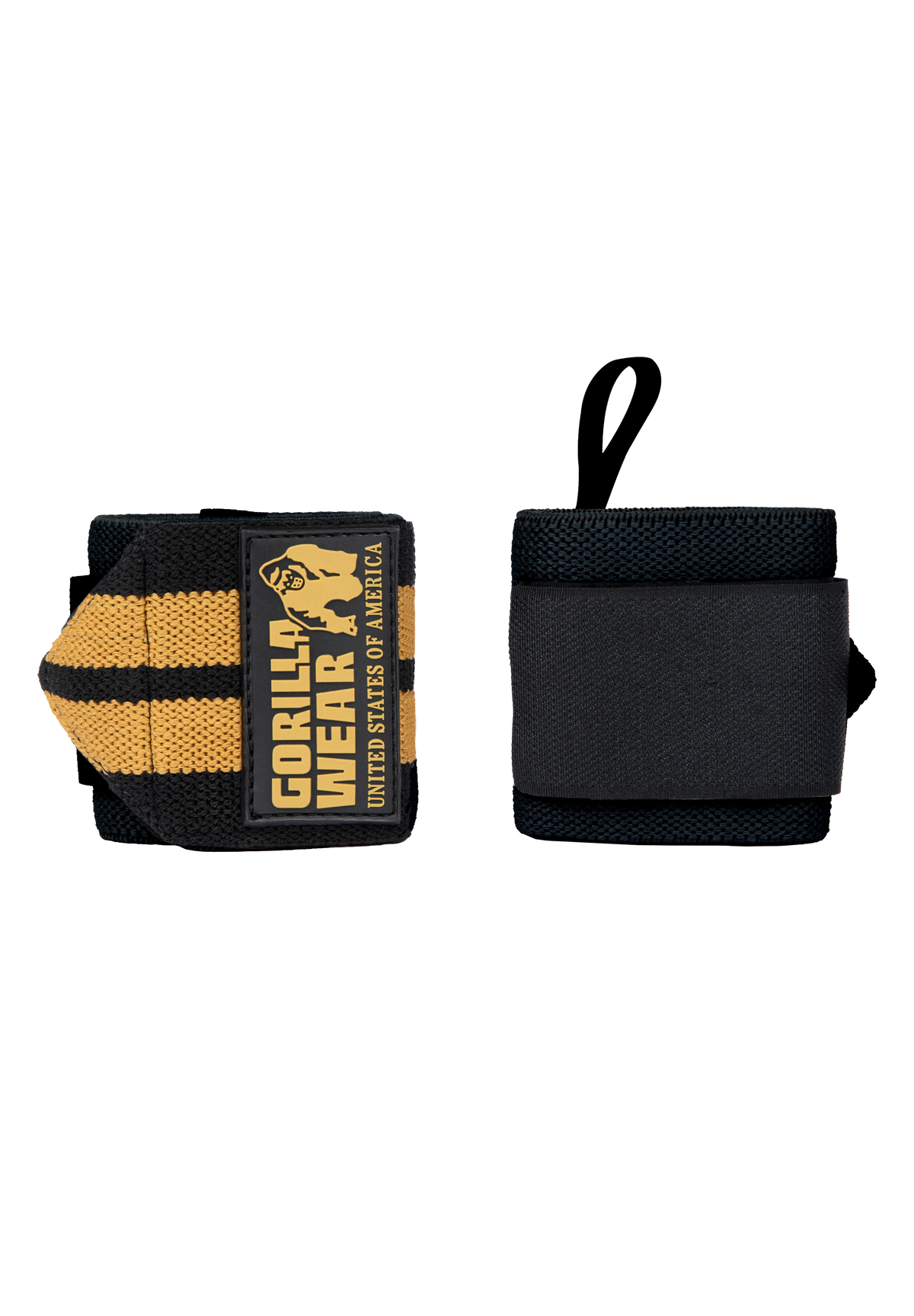 Gorilla Wear Wrist Wraps PRO Lifting Straps & Wraps Black/Gold