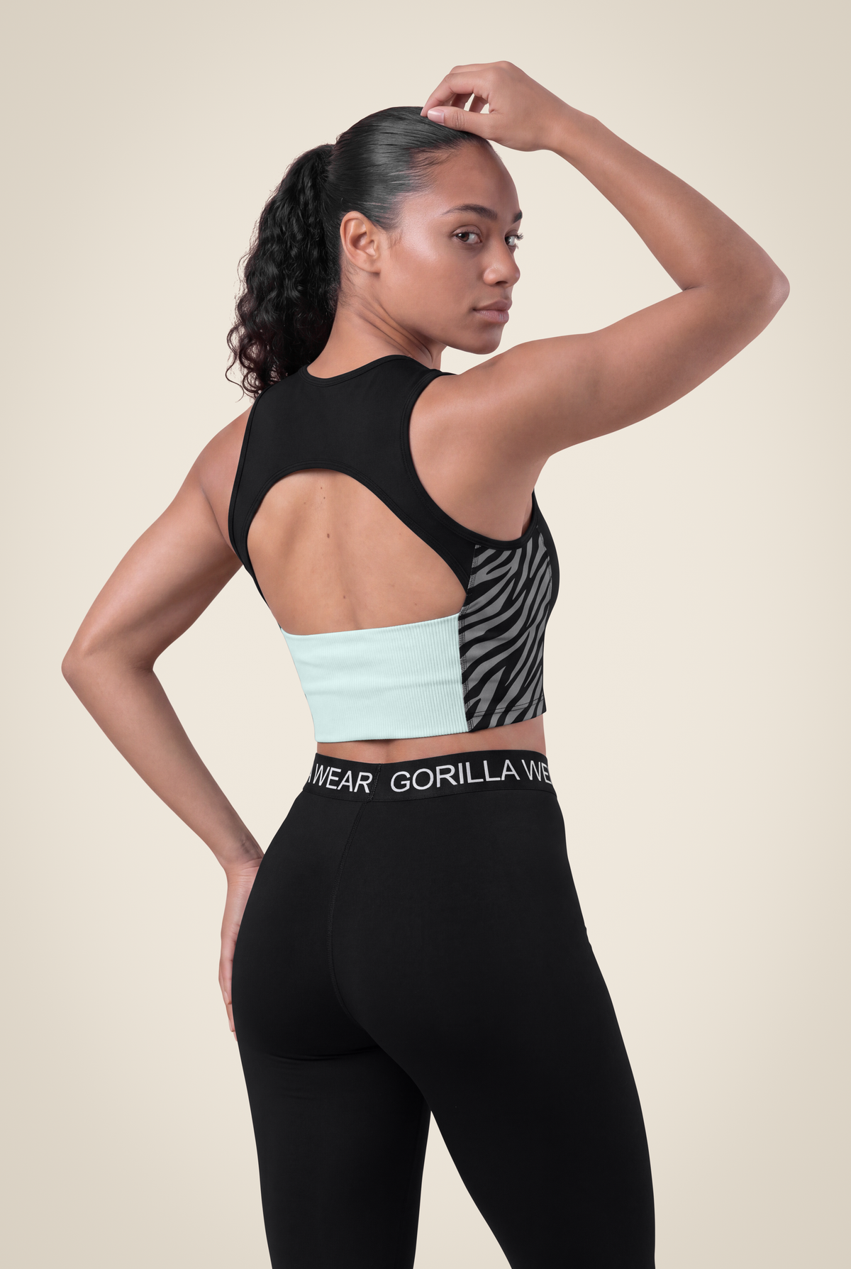 Gorilla Wear Zion Crop Top T-Shirt & Tops Black