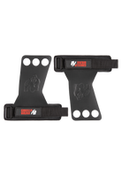 Gorilla Wear 3-Hole Carbon Lifting Grips Workout Gloves & Grips Black