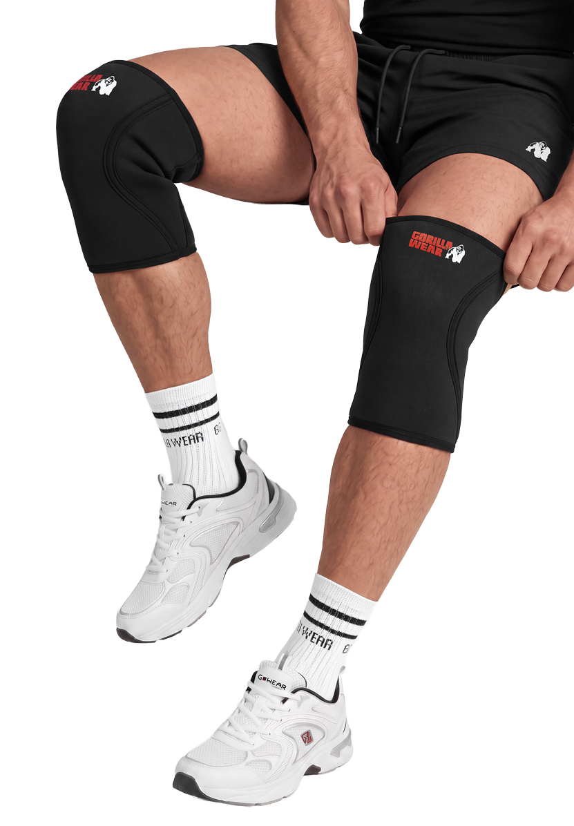 Gorilla Wear 5MM Premium Knee Sleeves Sleeves Black