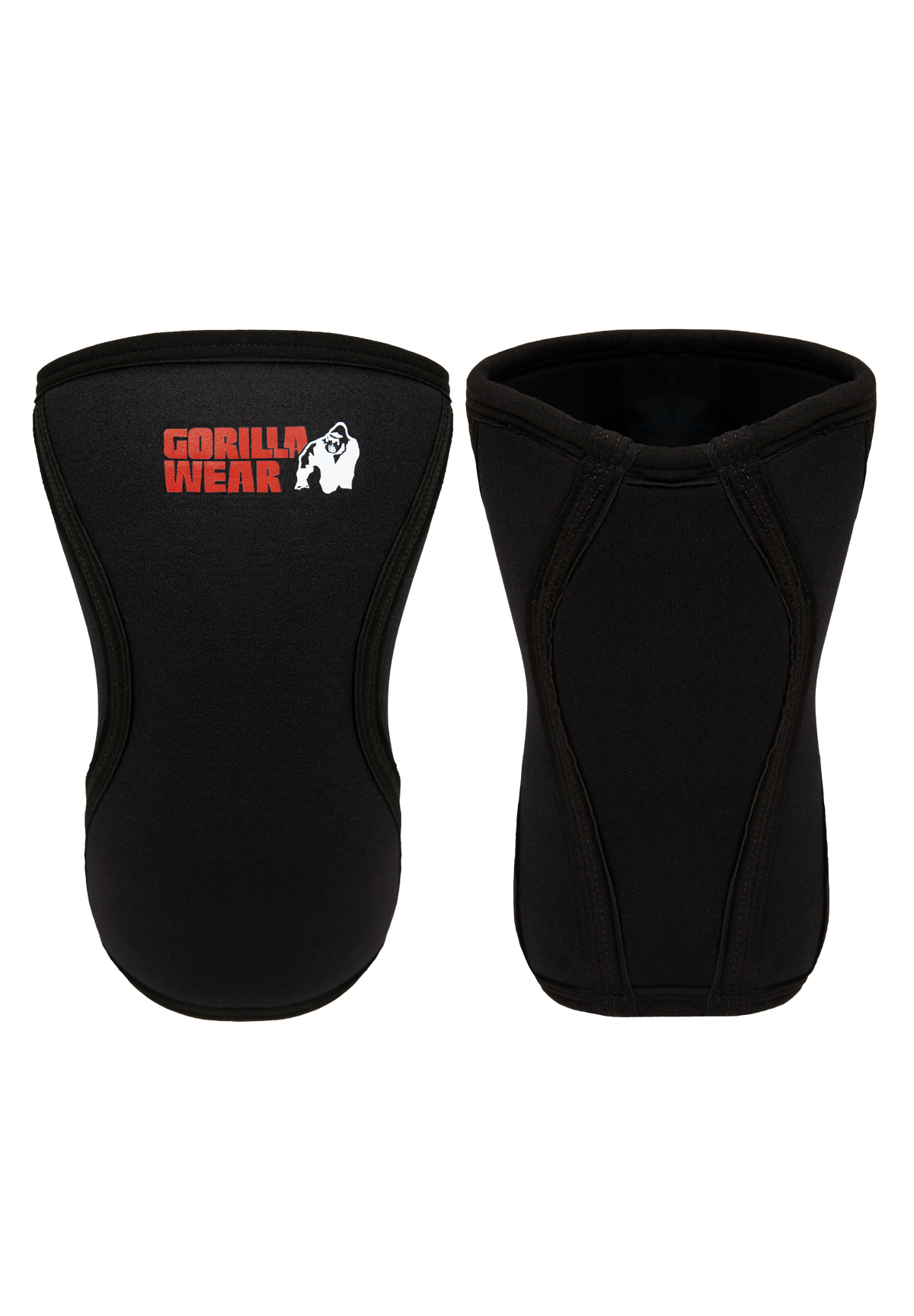 Gorilla Wear 7MM Premium Knee Sleeves Sleeves Black
