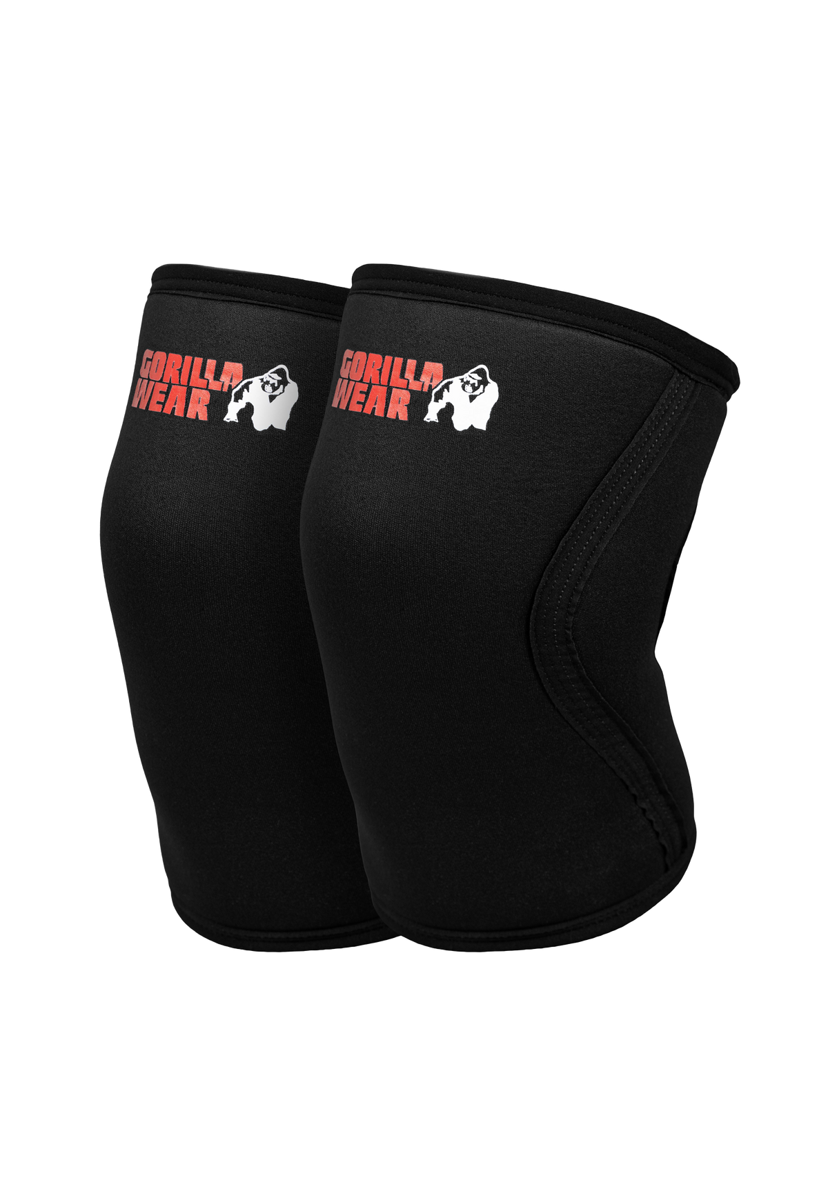 Gorilla Wear 7MM Premium Knee Sleeves Sleeves Black