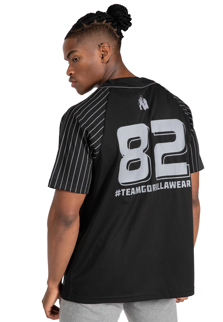 Gorilla Wear 82 Baseball Jersey T-Shirt & Tops Black