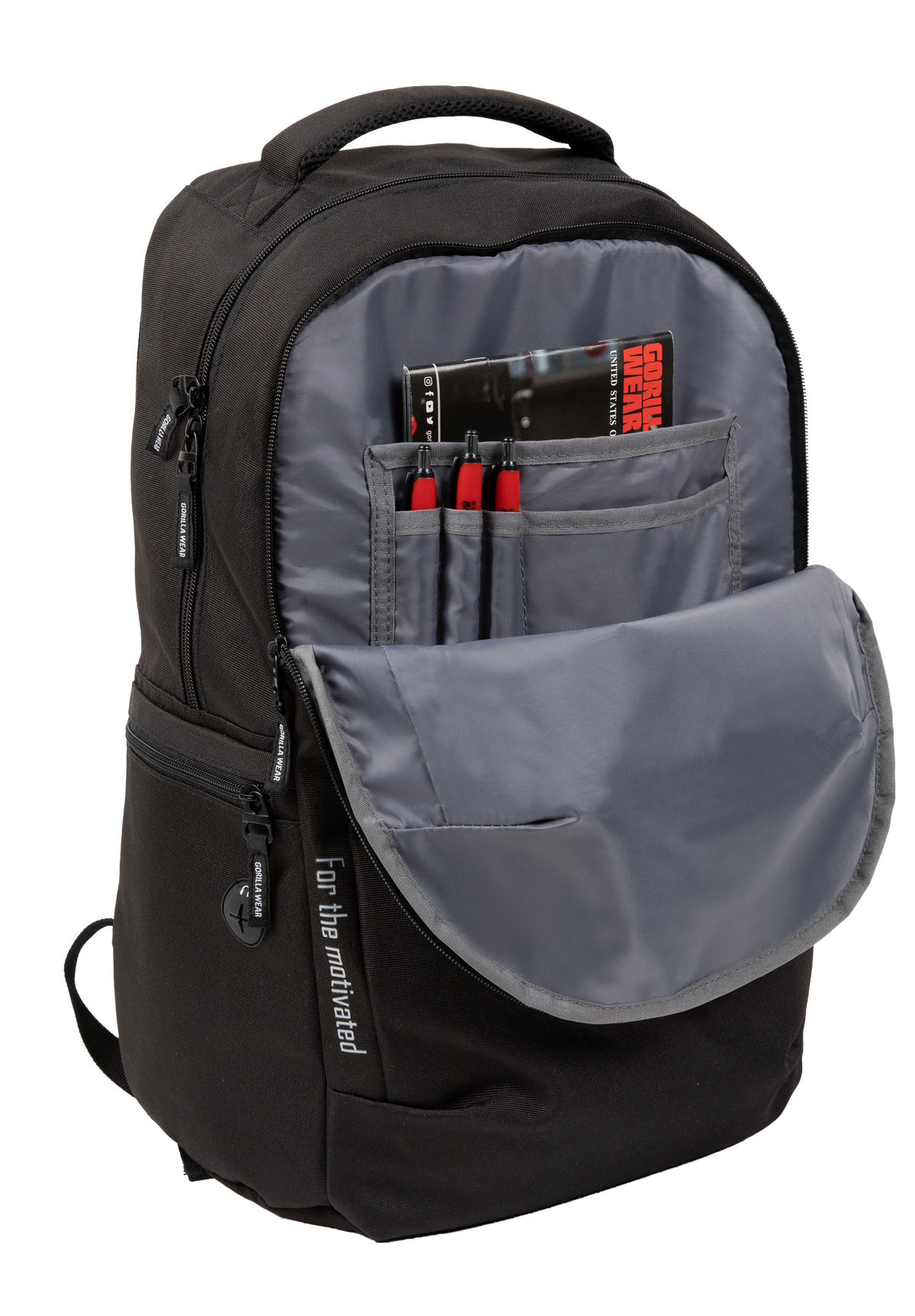 Gorilla Wear Akron Backpack Gym Bags & Backpacks Black