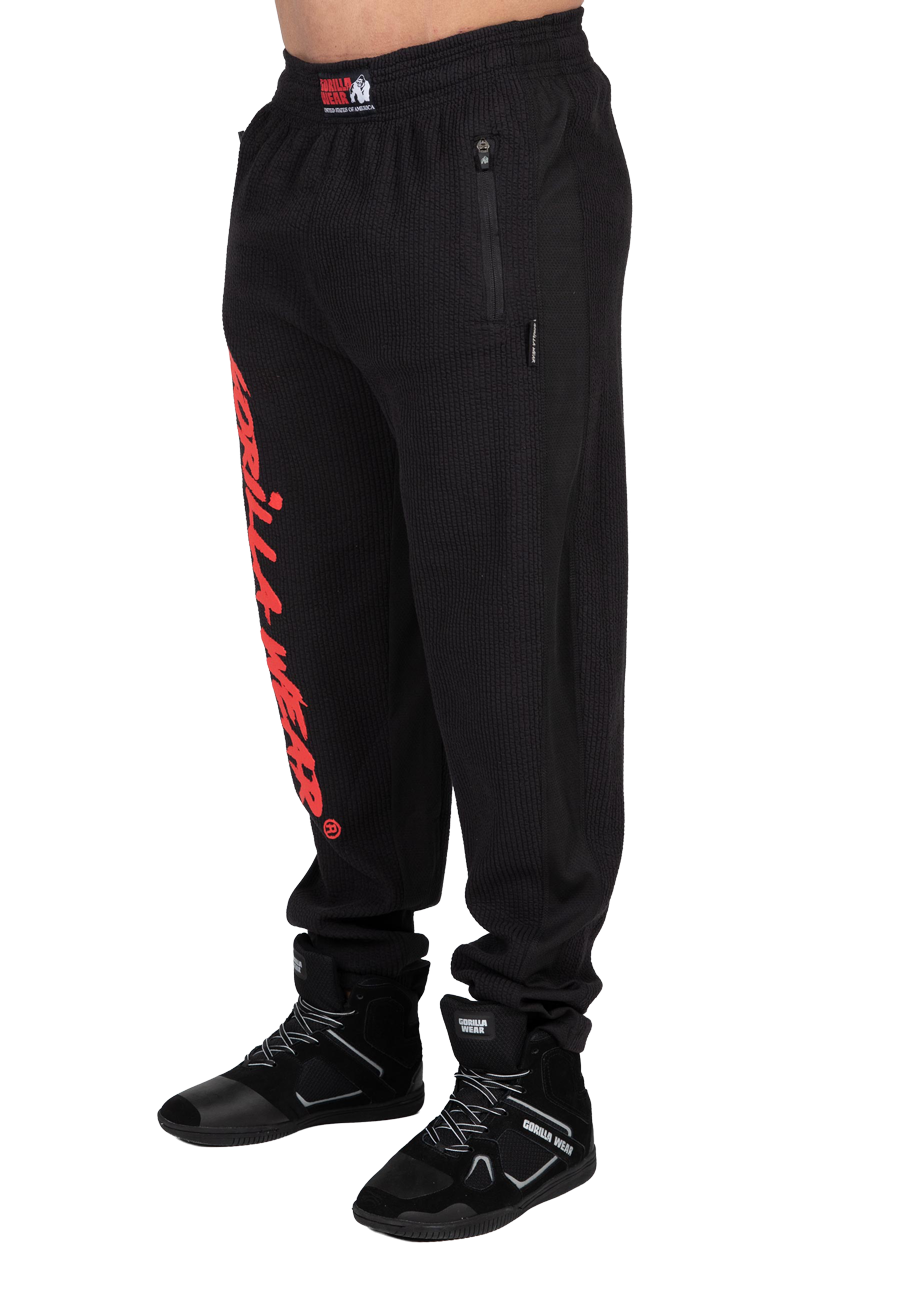 Gorilla Wear Augustine Old School Pants Pants Black/Red