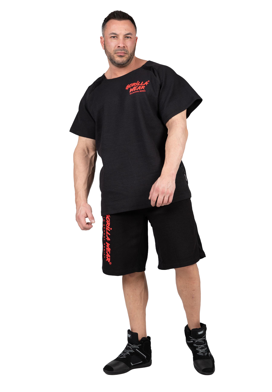 Gorilla Wear Augustine Old School Shorts Shorts Black/Red