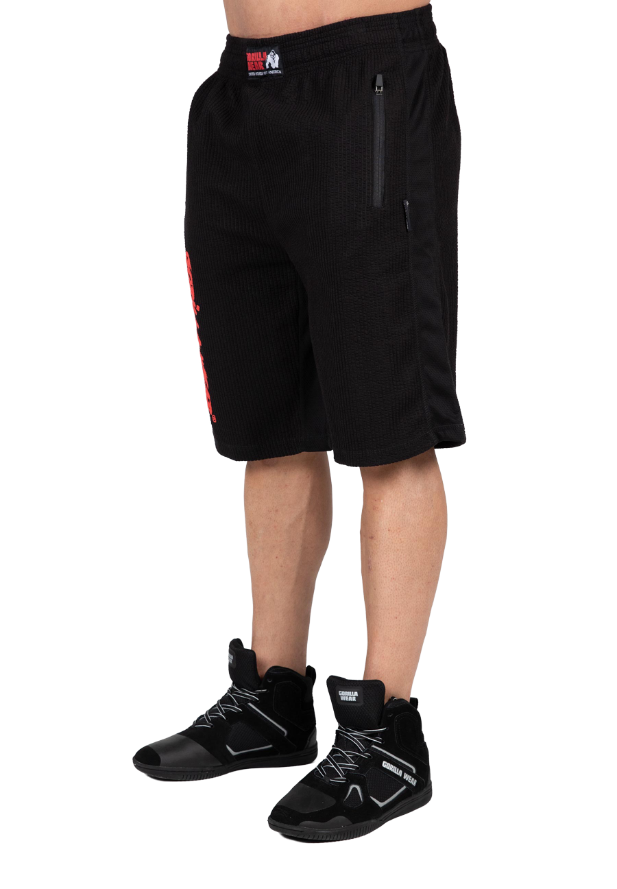 Gorilla Wear Augustine Old School Shorts Shorts Black/Red