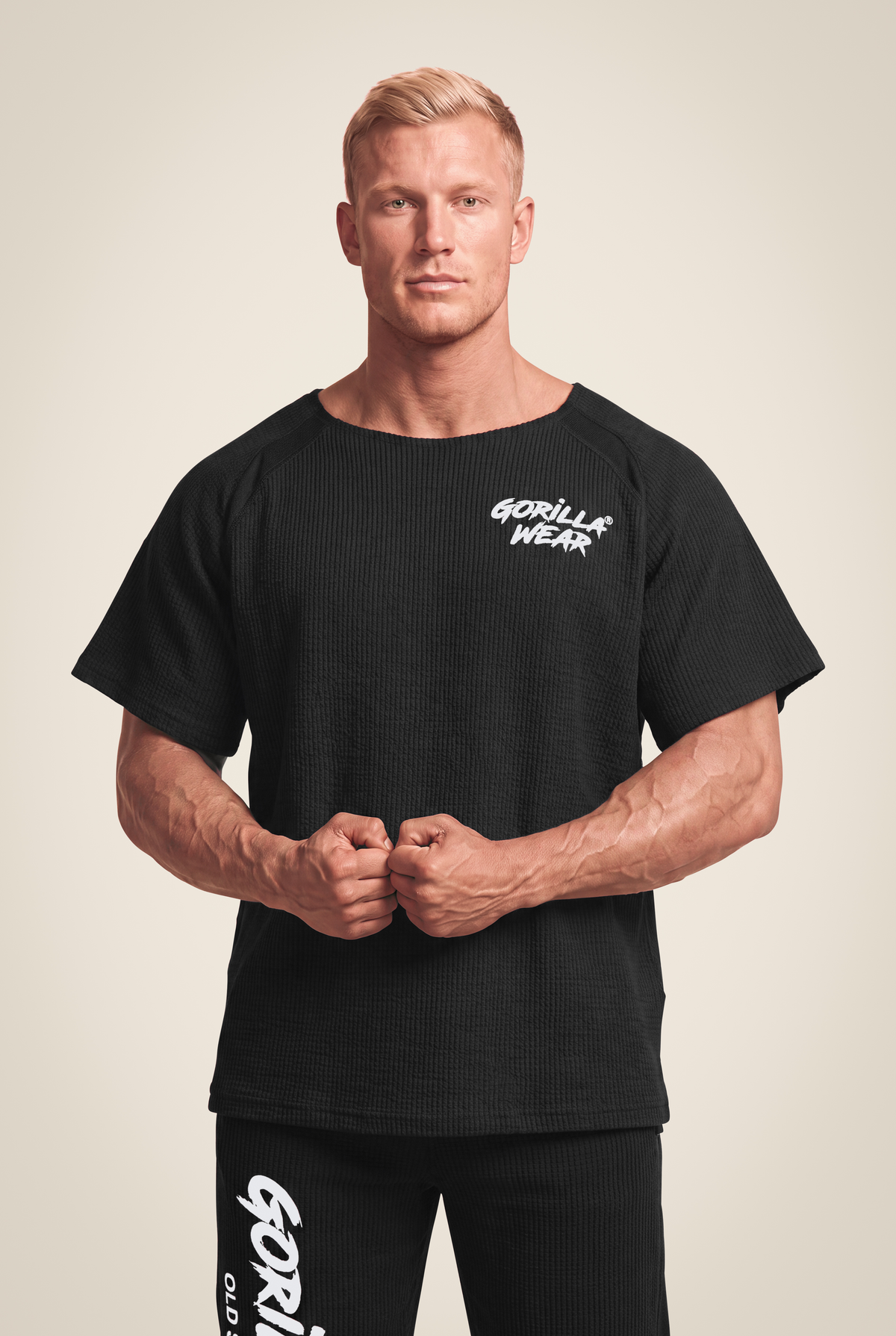 Gorilla Wear Augustine Old School Workout Top T-Shirt & Tops Black