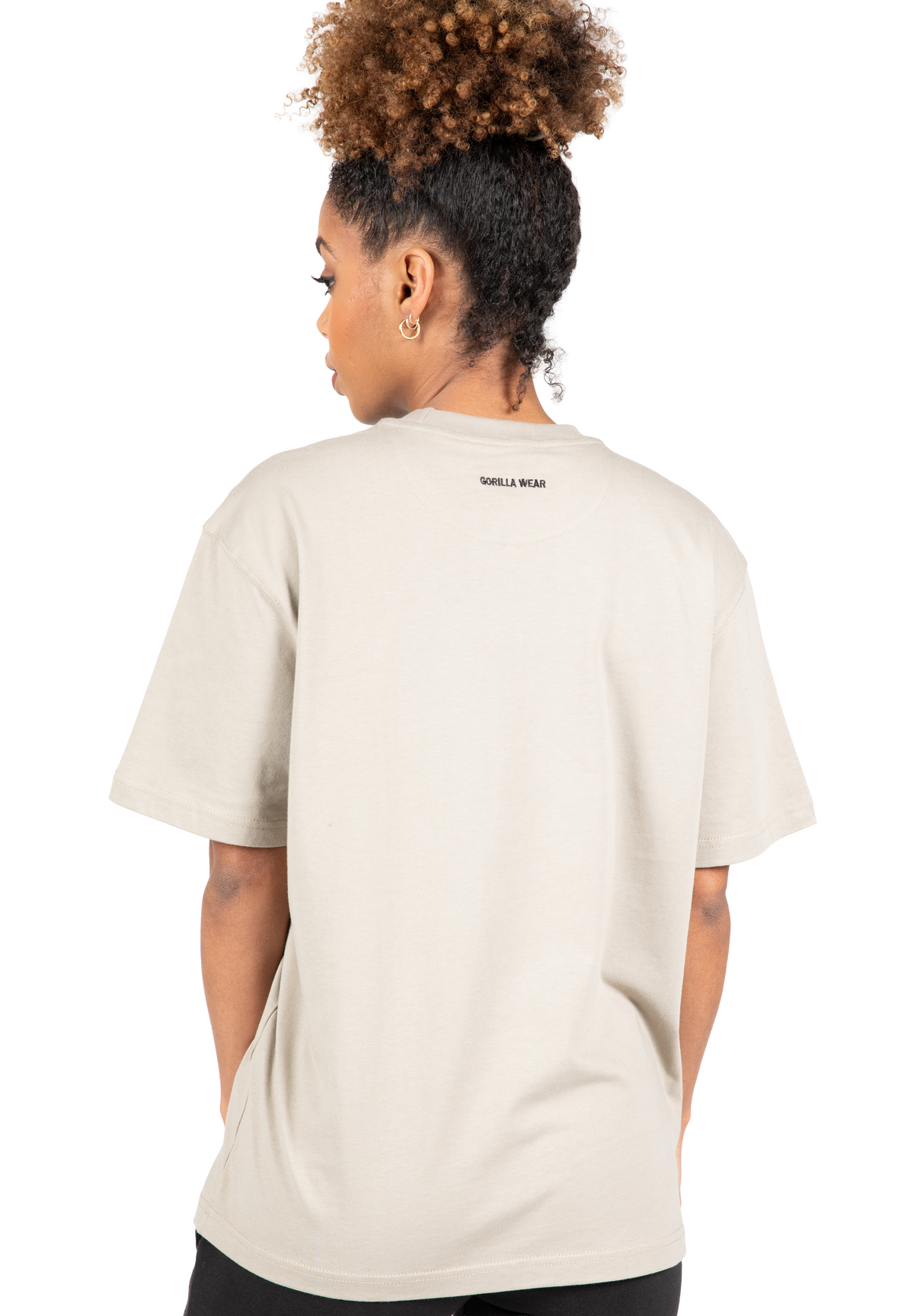 Gorilla Wear Bixby Oversized T-Shirt T-Shirt & Tops Beige