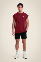 Gorilla Wear Bouse Cut Off Tank Top Tank Top Burgundy
