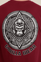 Gorilla Wear Bouse Cut Off Tank Top Tank Top Burgundy