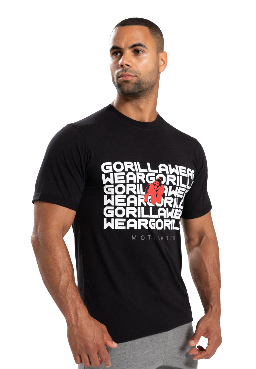 Gorilla Wear Bradley T-Shirt T-Shirt & Tops Black