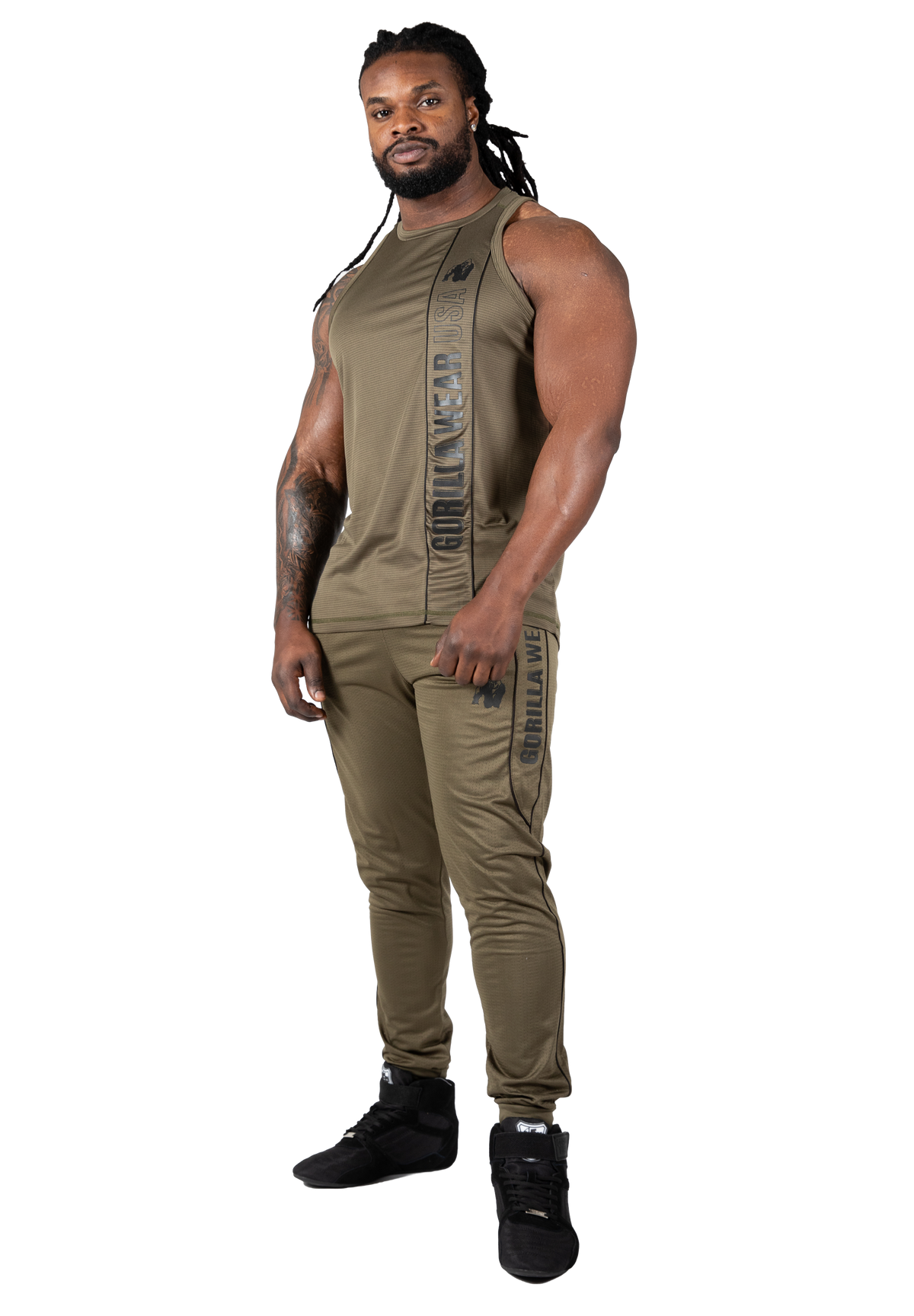Gorilla Wear Branson Tank Top Tank Top Army Green/Black