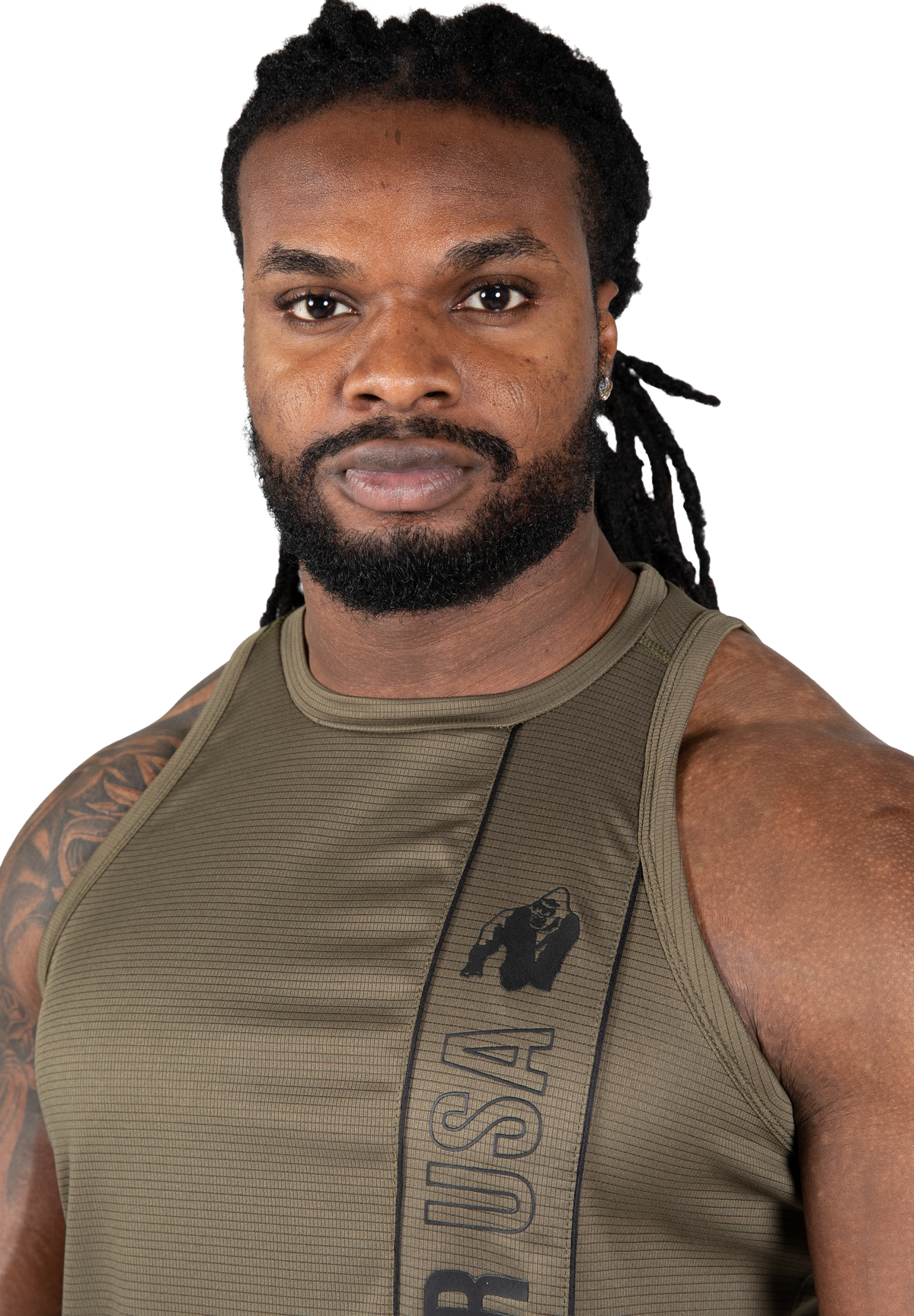 Gorilla Wear Branson Tank Top Tank Top Army Green/Black