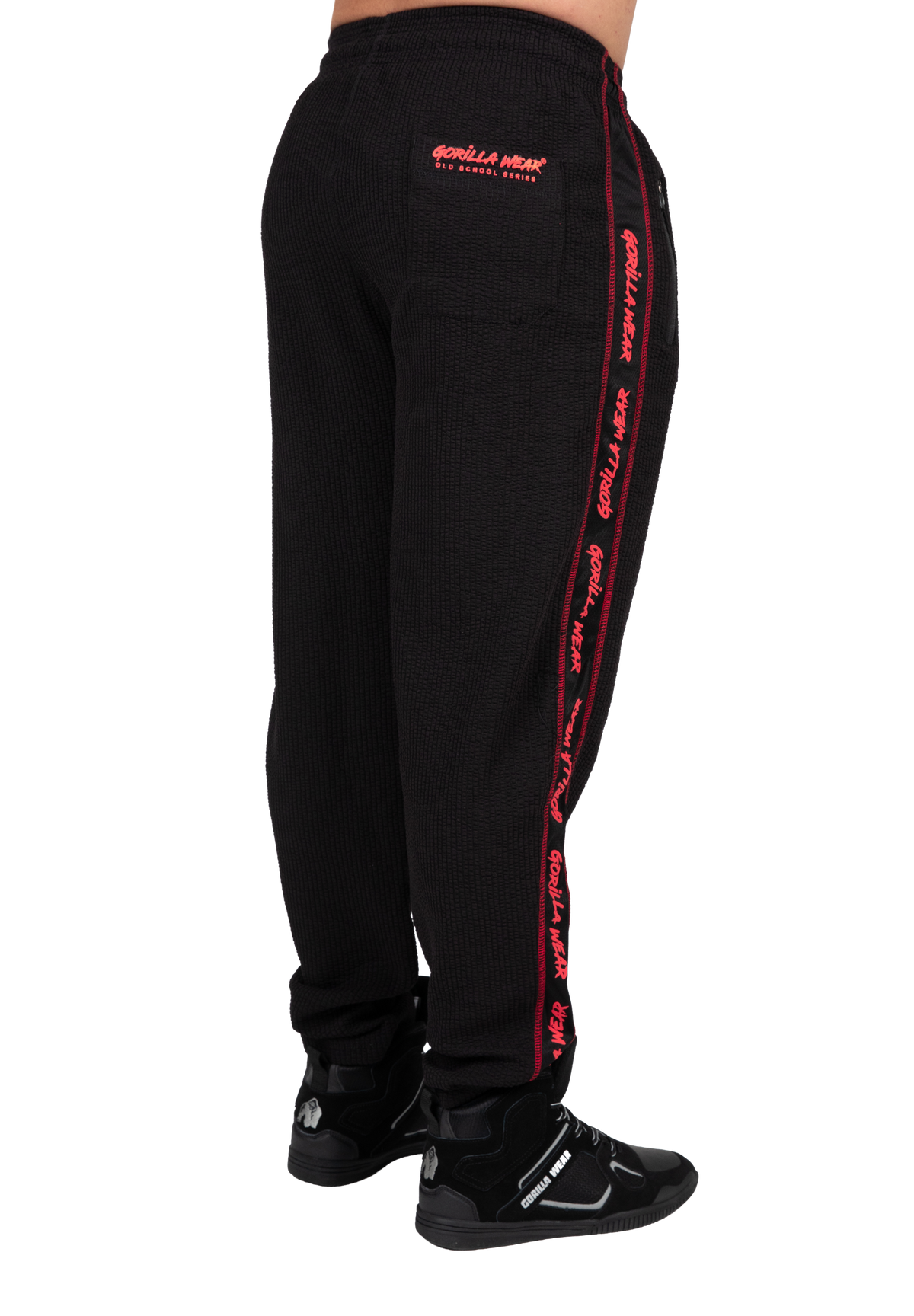 Gorilla Wear Buffalo Old School Workout Pants Pants Black/Red