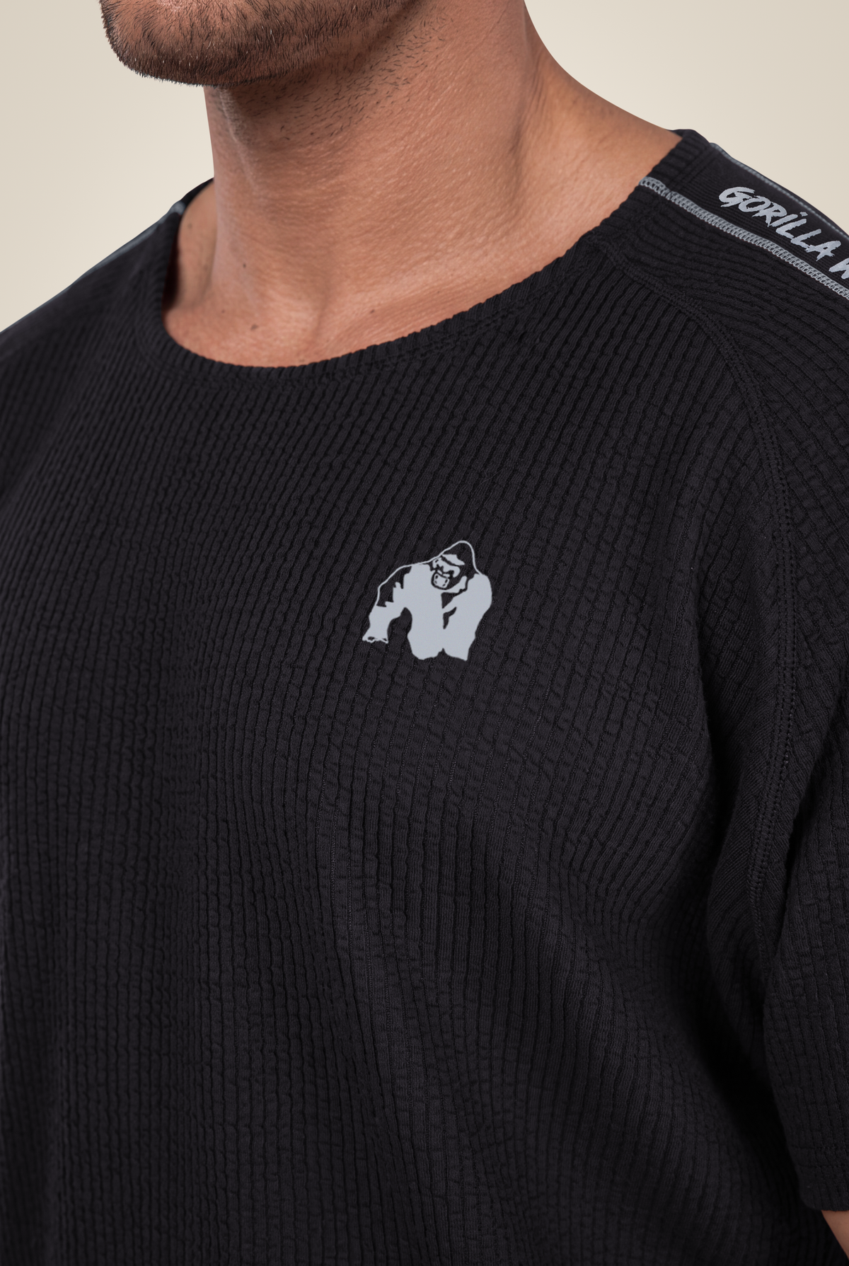 Gorilla Wear Buffalo Old School Workout Top T-Shirt & Tops Black/Gray