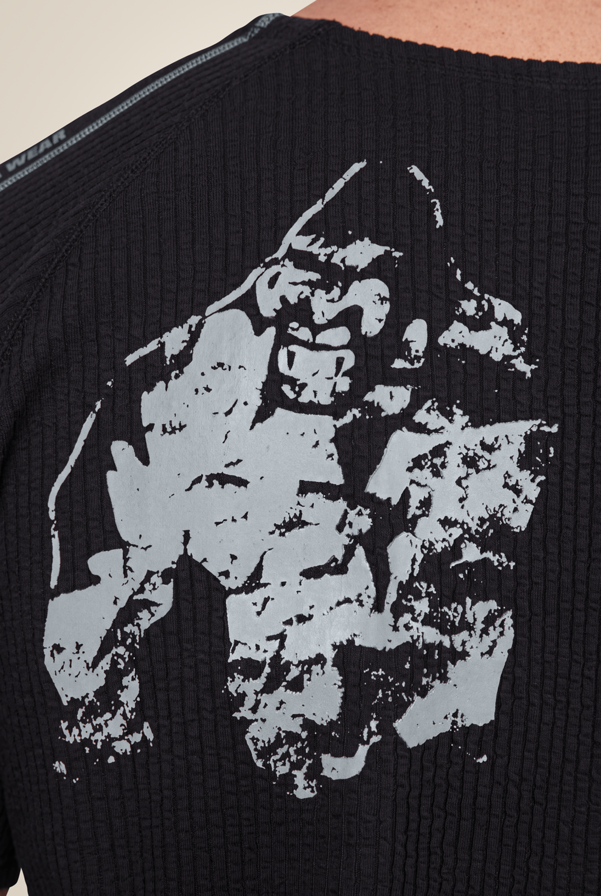 Gorilla Wear Buffalo Old School Workout Top T-Shirt & Tops Black/Gray