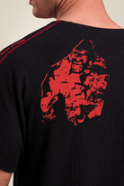 Gorilla Wear Buffalo Old School Workout Top T-Shirt & Tops Black/Red