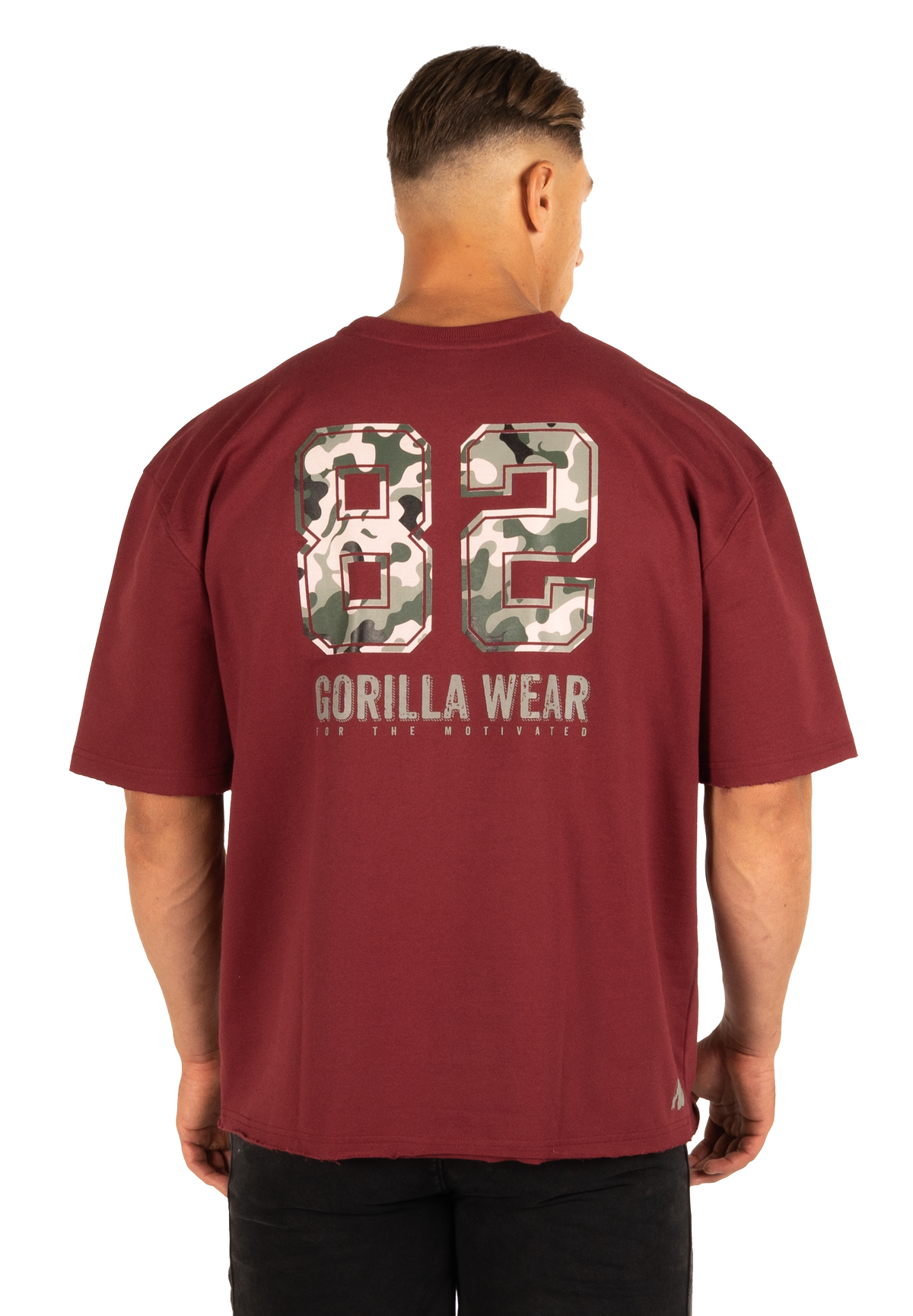 Gorilla Wear Callaway Oversized T-Shirt T-Shirt & Tops Burgundy